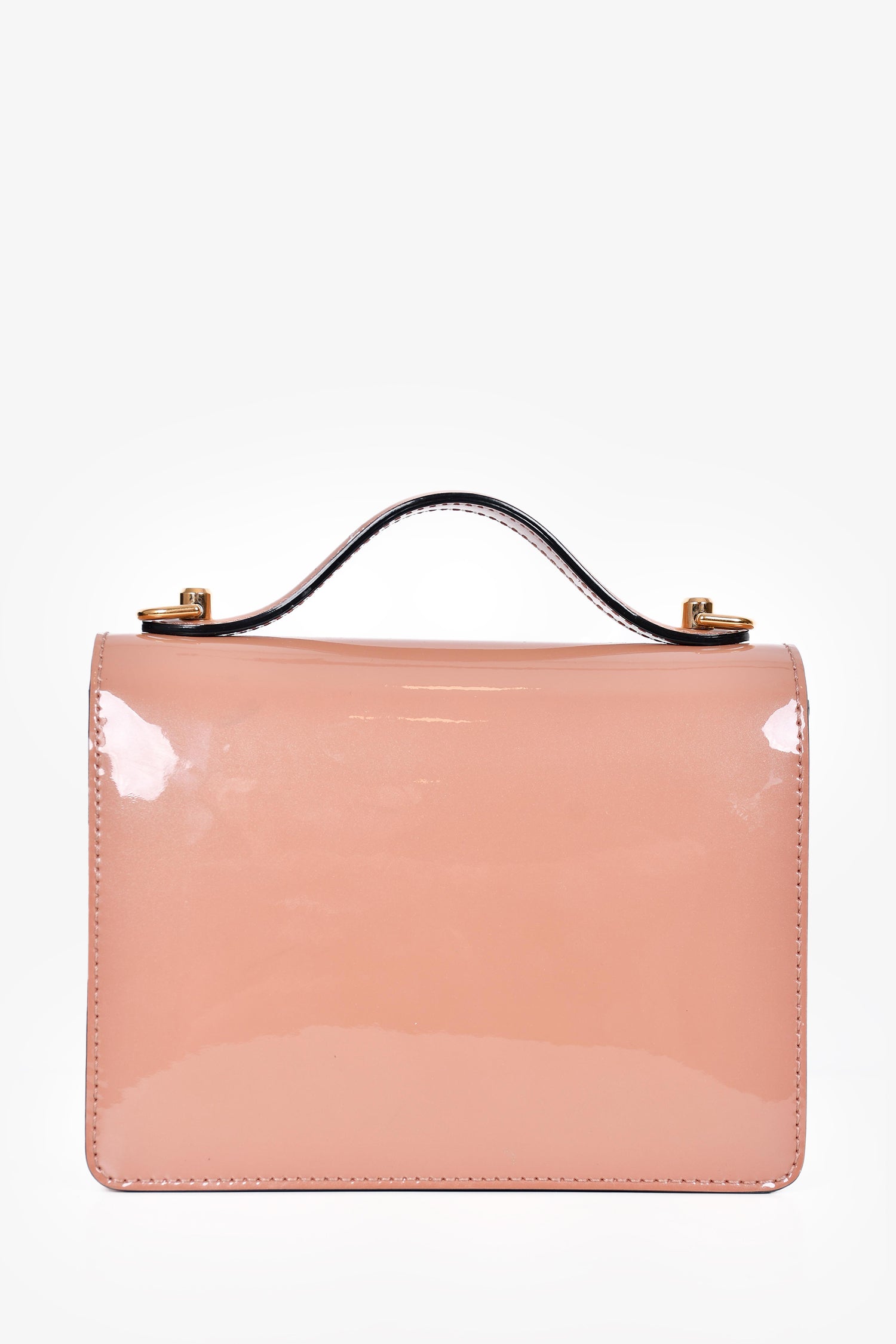 Louis Vuitton 2013 Beige Patent Leather Vernis Monceau BB with Strap