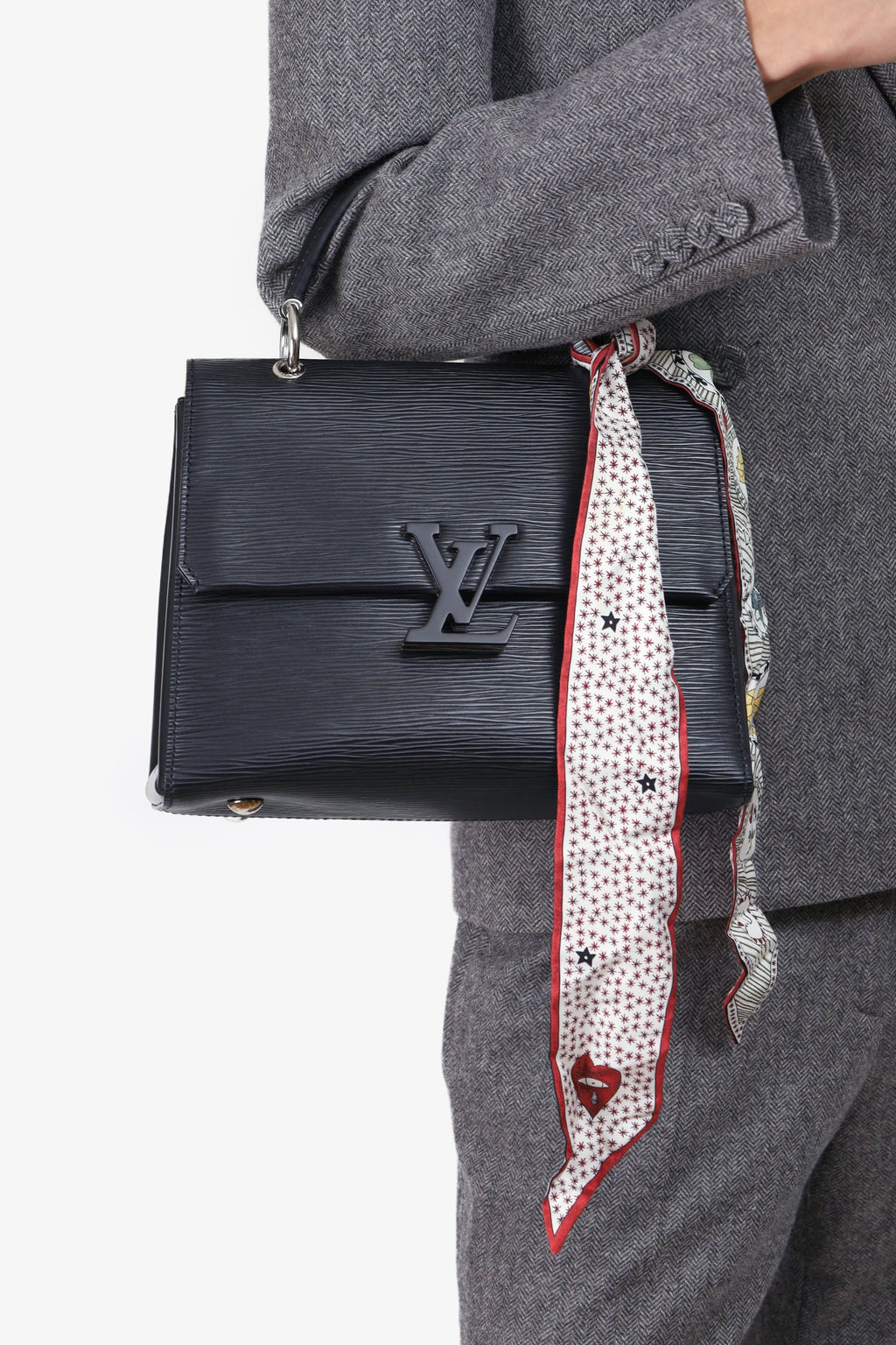 Louis Vuitton 2019 Black Epi Leather Grenelle PM Top Handle with Strap
