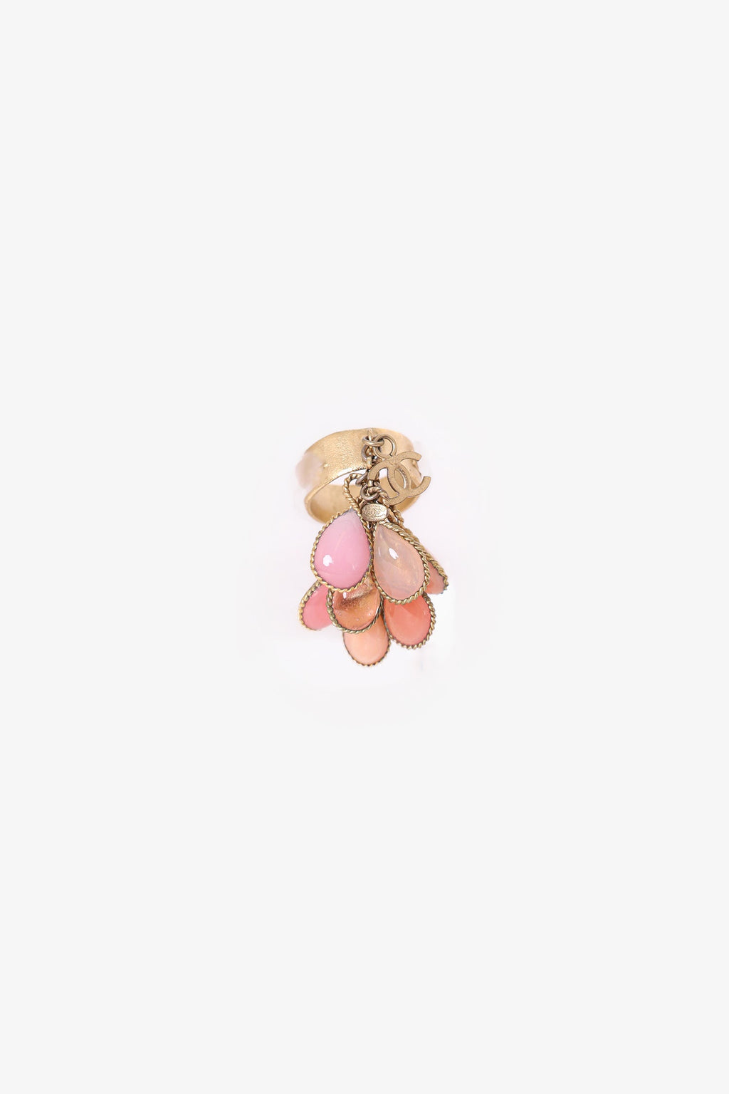 Pre-Loved Chanel™ Coloured Stone CC Ring
