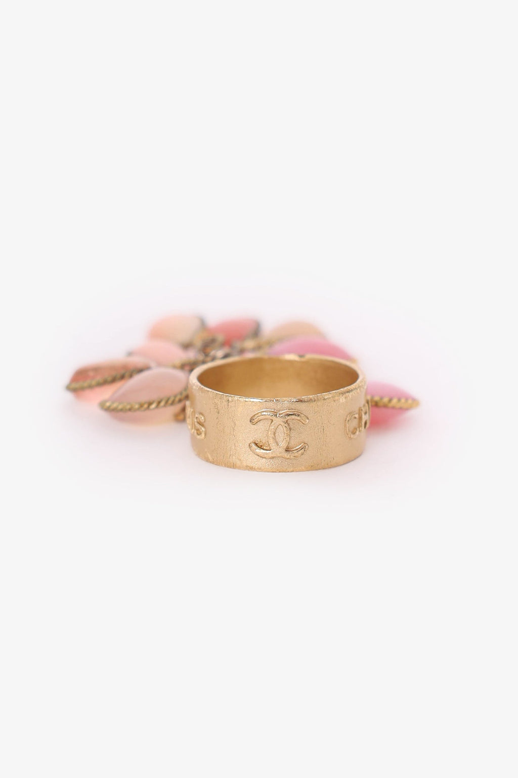 Pre-Loved Chanel™ Coloured Stone CC Ring