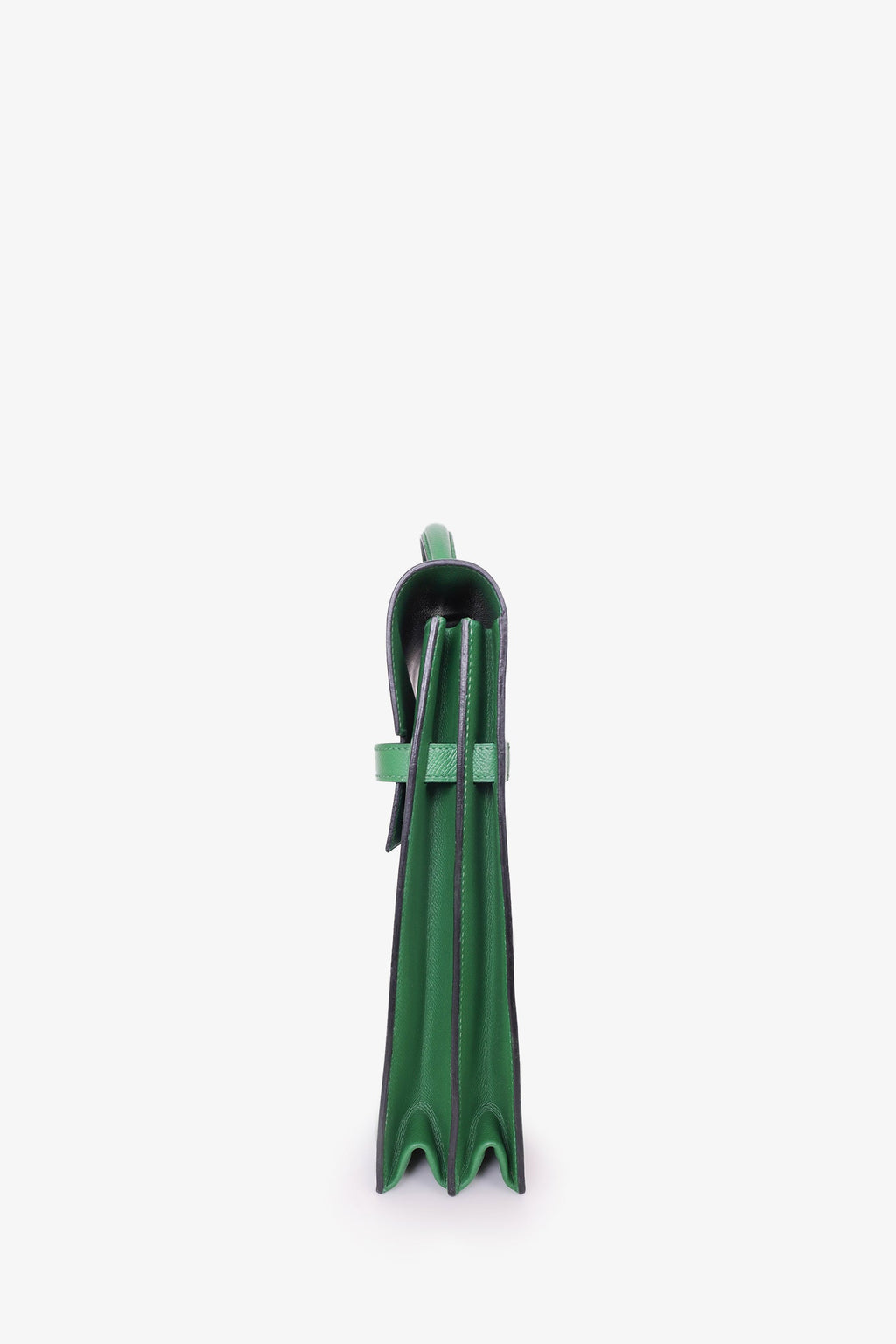 Hermès 1995 Green Epsom Leather Kelly Depeche 38 Briefcase