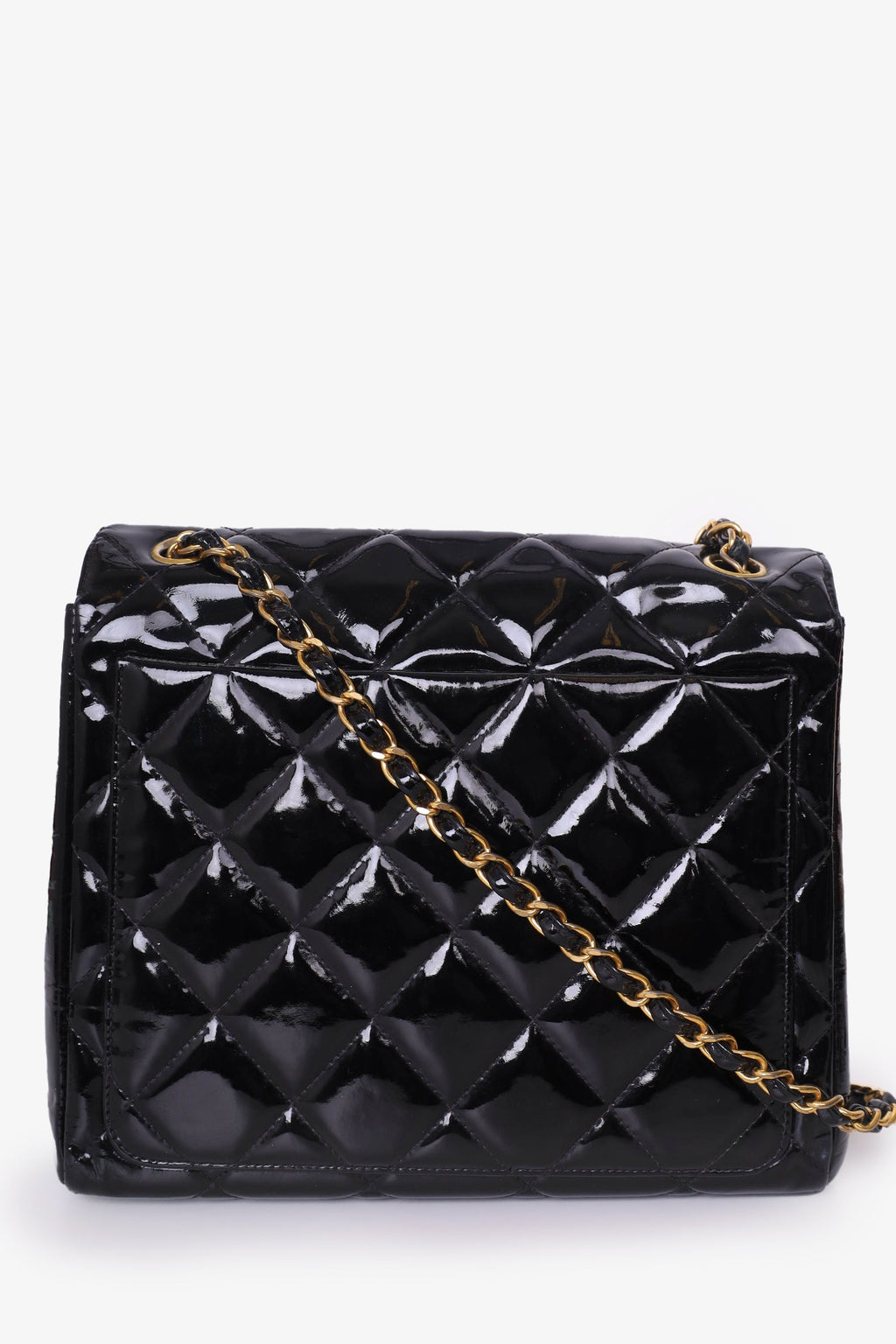 Pre-Loved Chanel™ 1994 Quilted Patent Leather CC Flap Bag