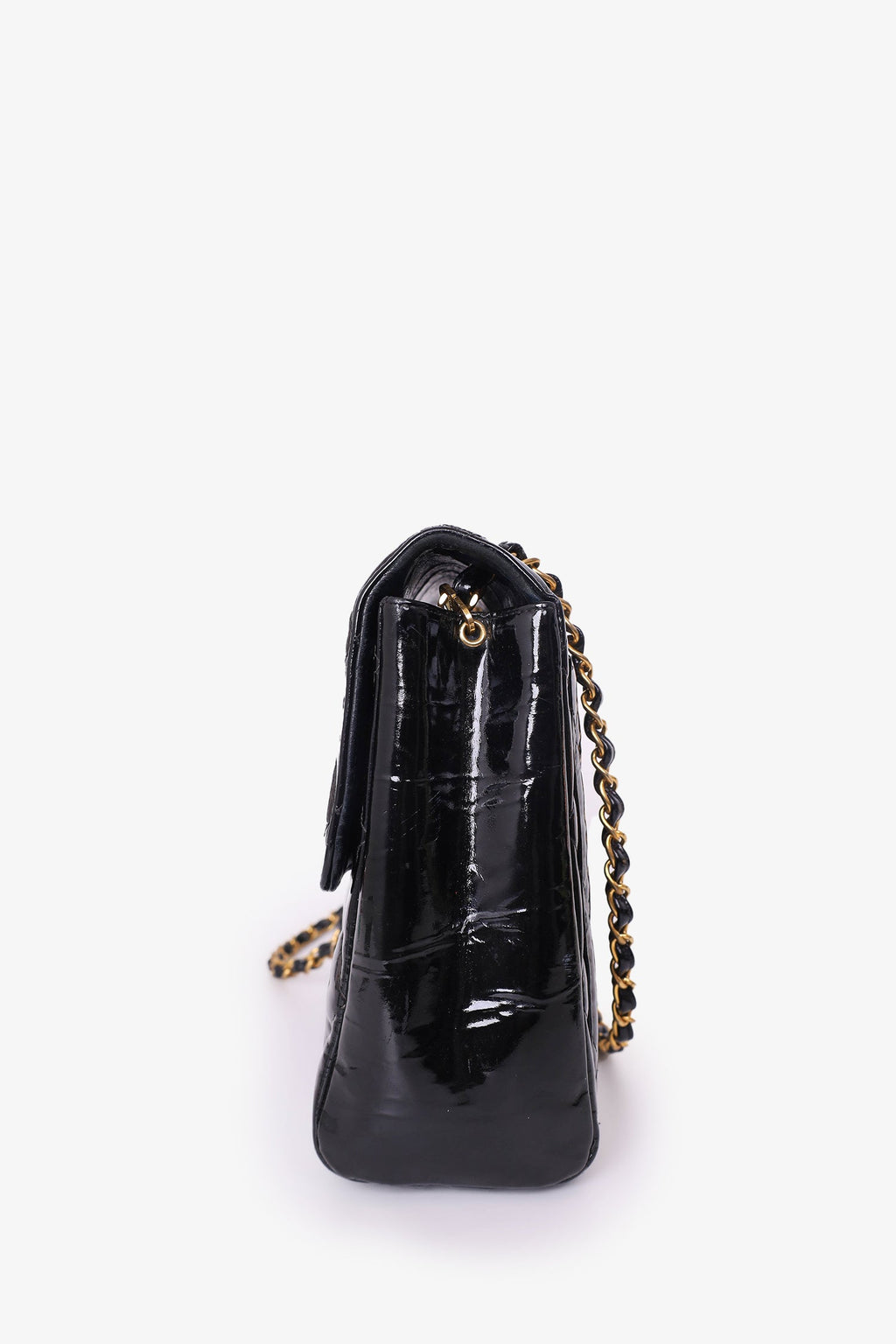 Pre-Loved Chanel™ 1994 Quilted Patent Leather CC Flap Bag