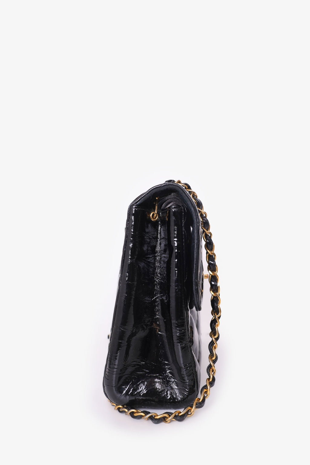 Pre-Loved Chanel™ 1994 Quilted Patent Leather CC Flap Bag
