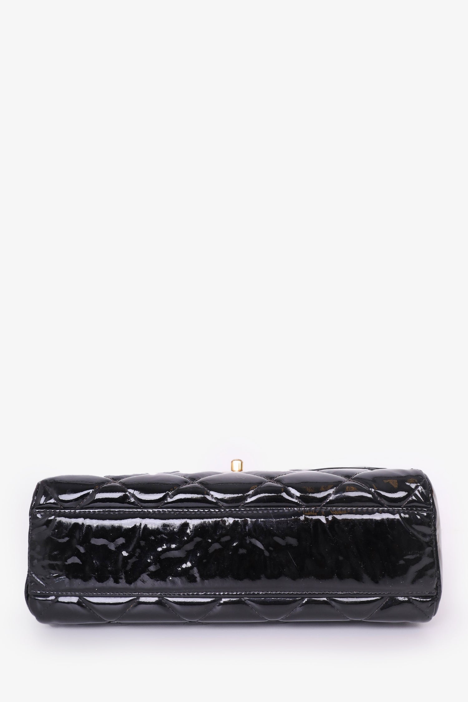 Pre-Loved Chanel™ 1994 Quilted Patent Leather CC Flap Bag