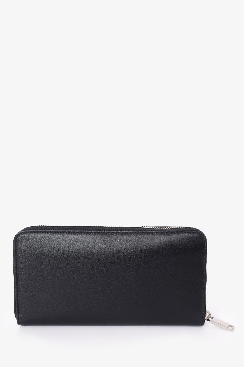 Dior x Kaws Black Leather Bee Long Zippy Wallet