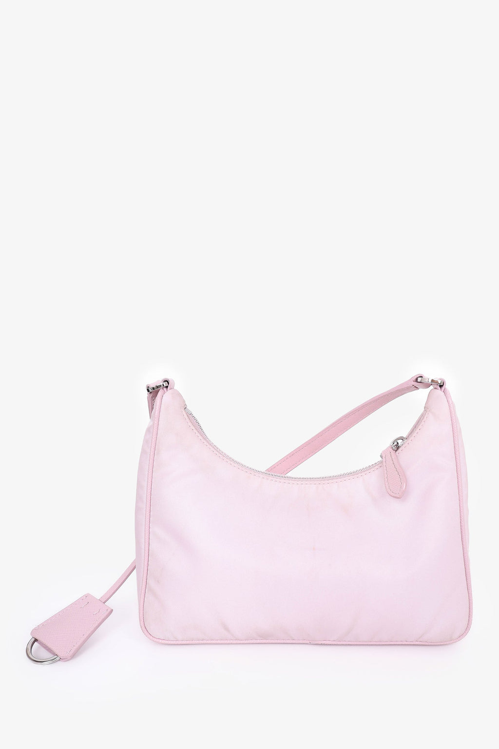 Prada Rosa Tessuto Nylon Saffiano Mini Re-Edition 2005 Bag