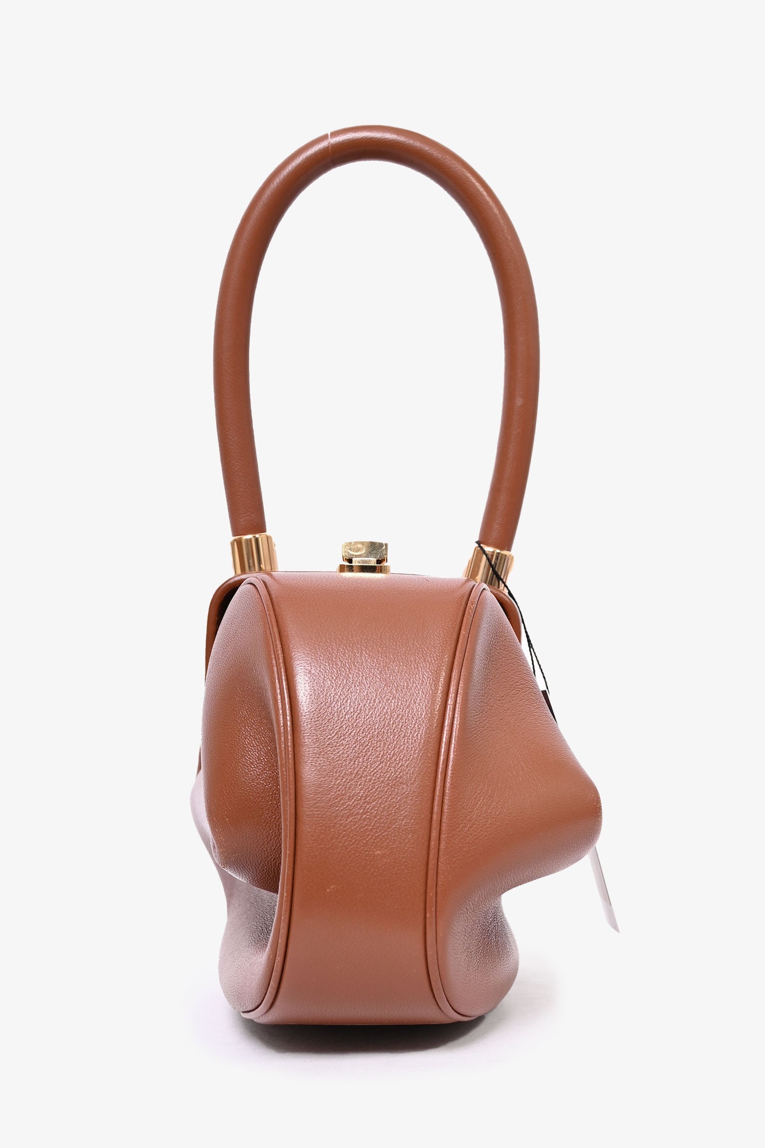 Gabriela Hearst Brown Leather 'Nina' Top Handle Bag