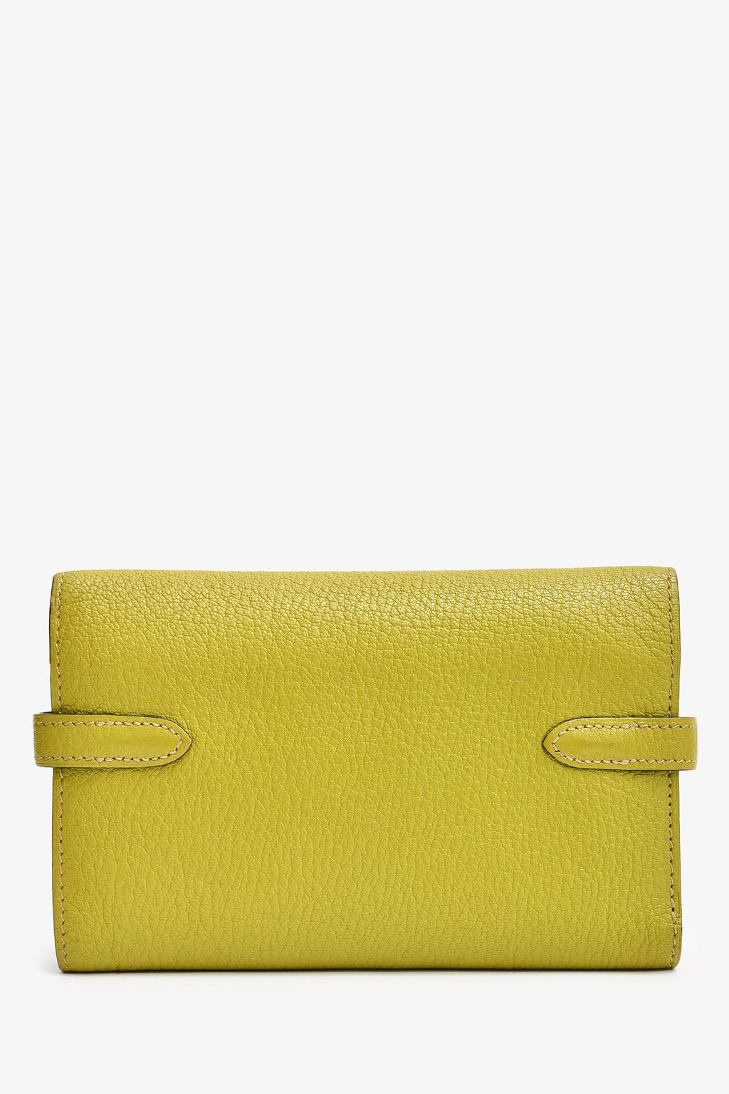 Hermès 2008 Green Mysore Leather Kelly Wallet