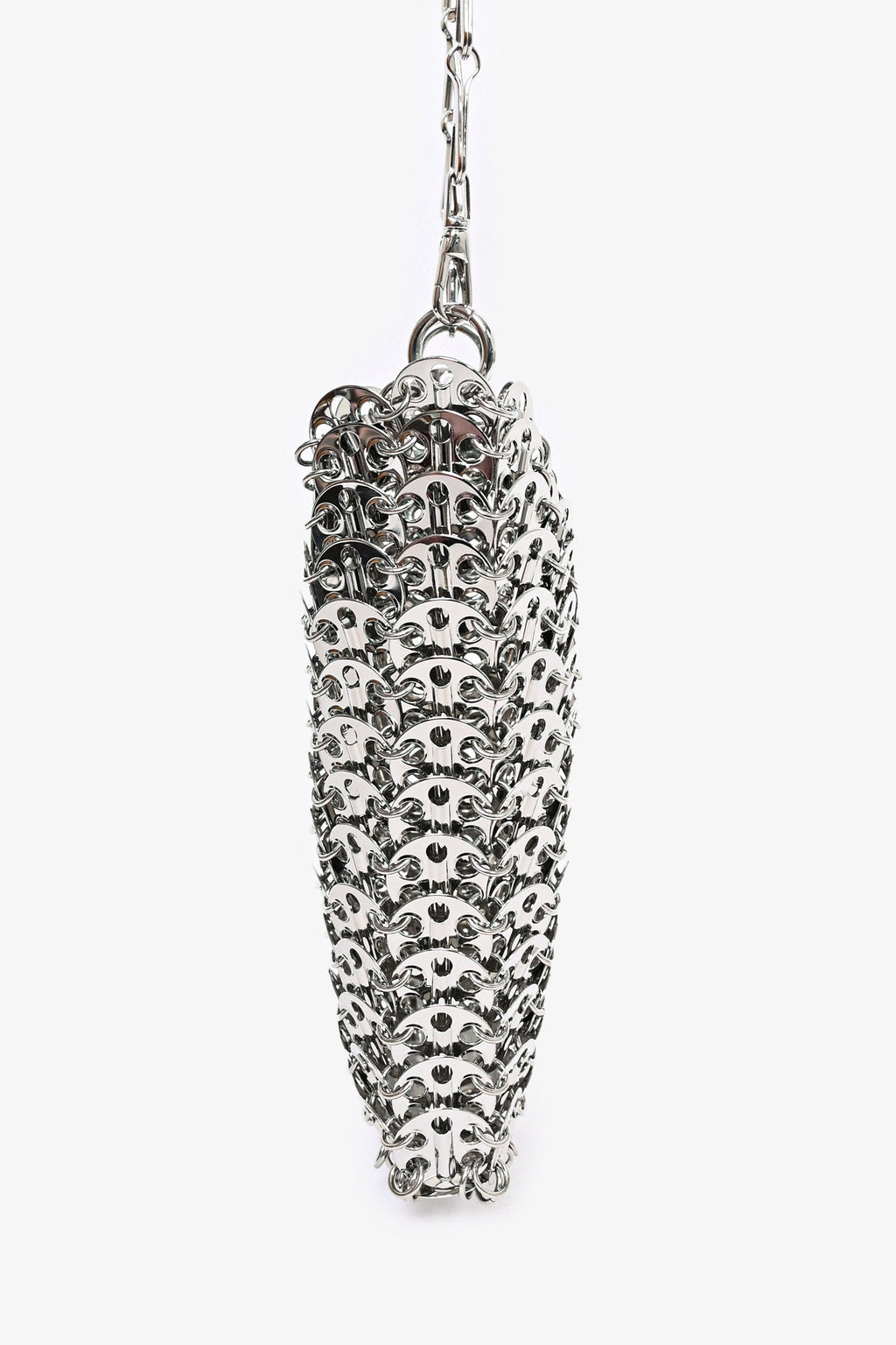 Paco Rabanne Silver Metal Chain Shoulder Bag
