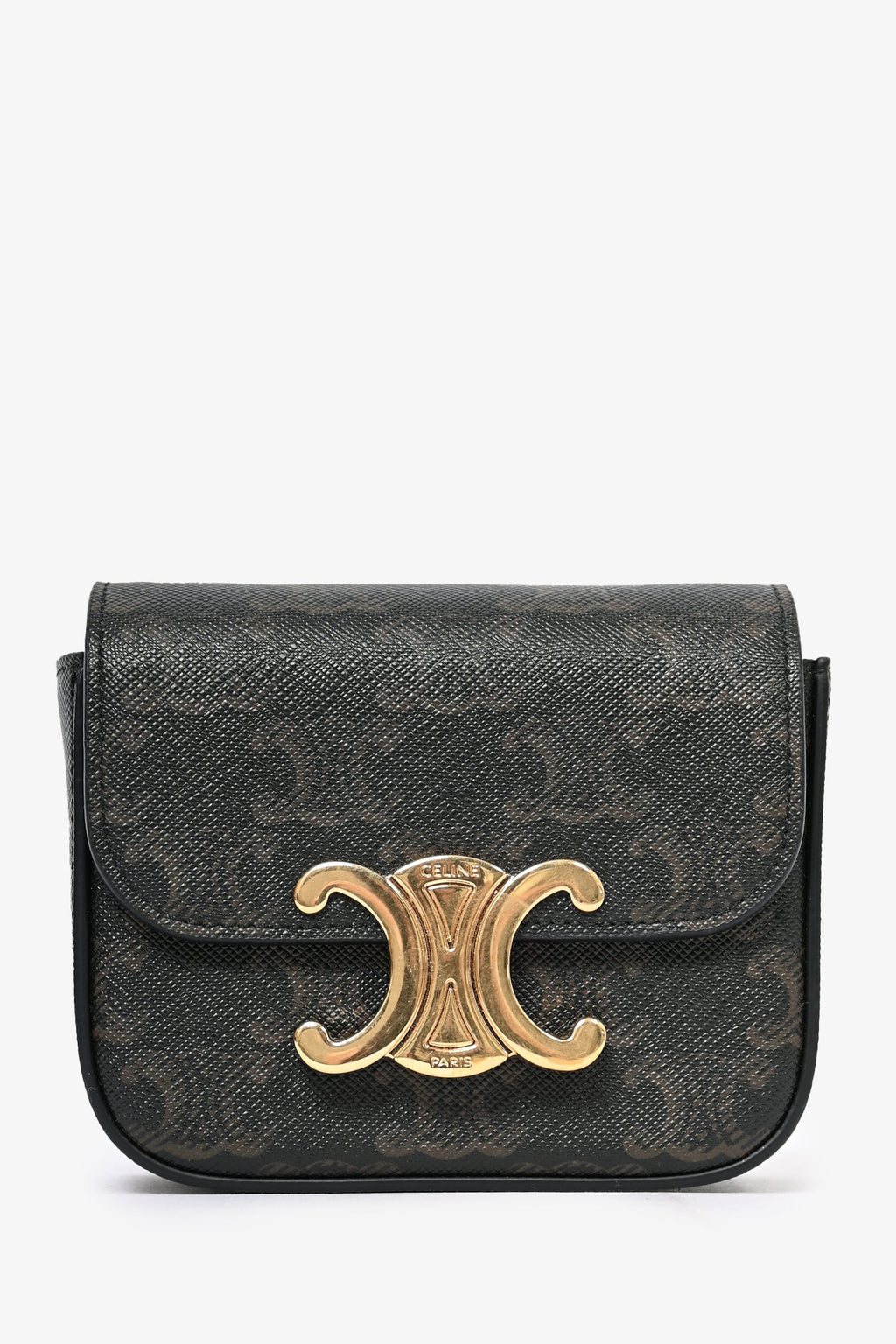 Celine Triomphe Canvas Mini Claude Belt Bag