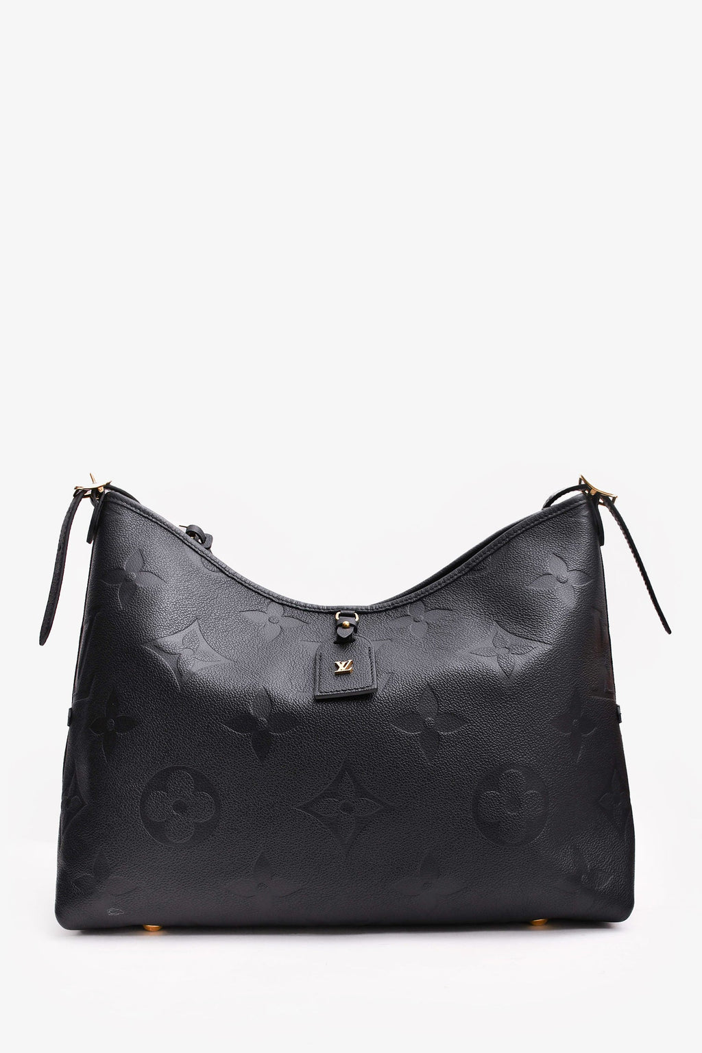 Louis Vuitton Black Empreinte Carryall MM Shoulder Bag