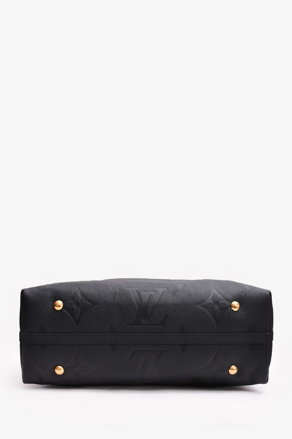 Louis Vuitton Black Empreinte Carryall MM Shoulder Bag
