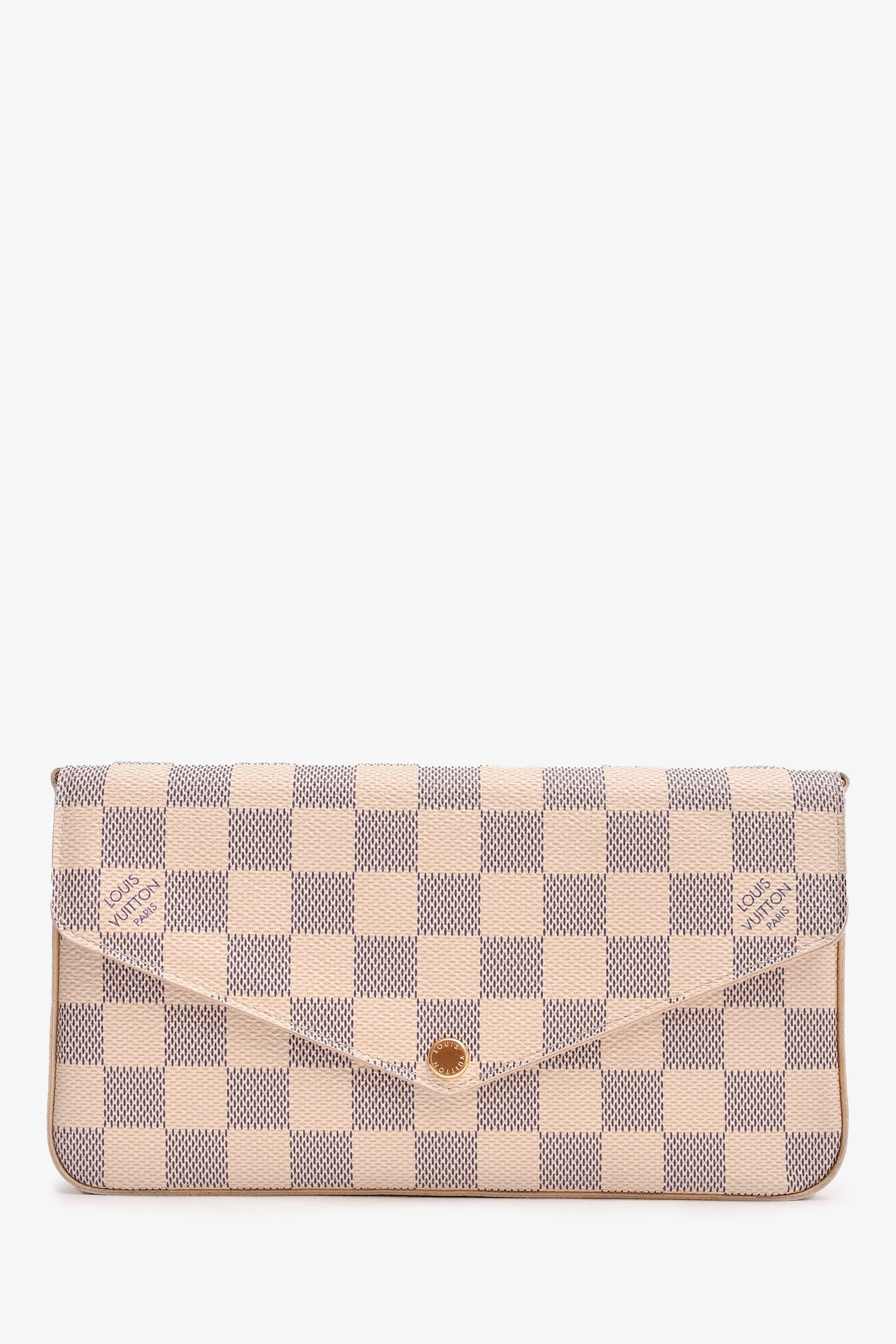Louis Vuitton 2016 Damier Azure Felicie Pochette On Chain