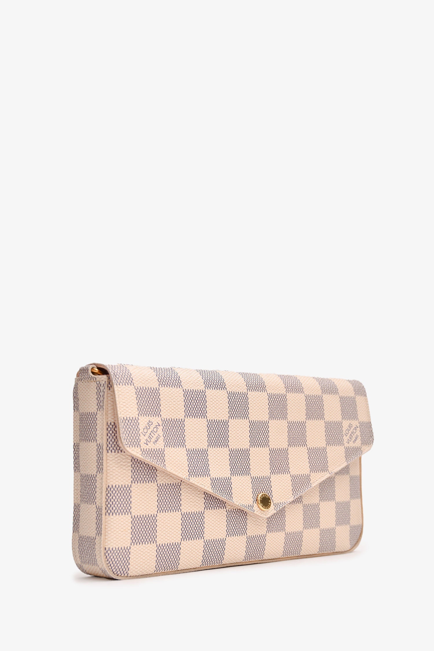 Louis Vuitton 2016 Damier Azure Felicie Pochette On Chain