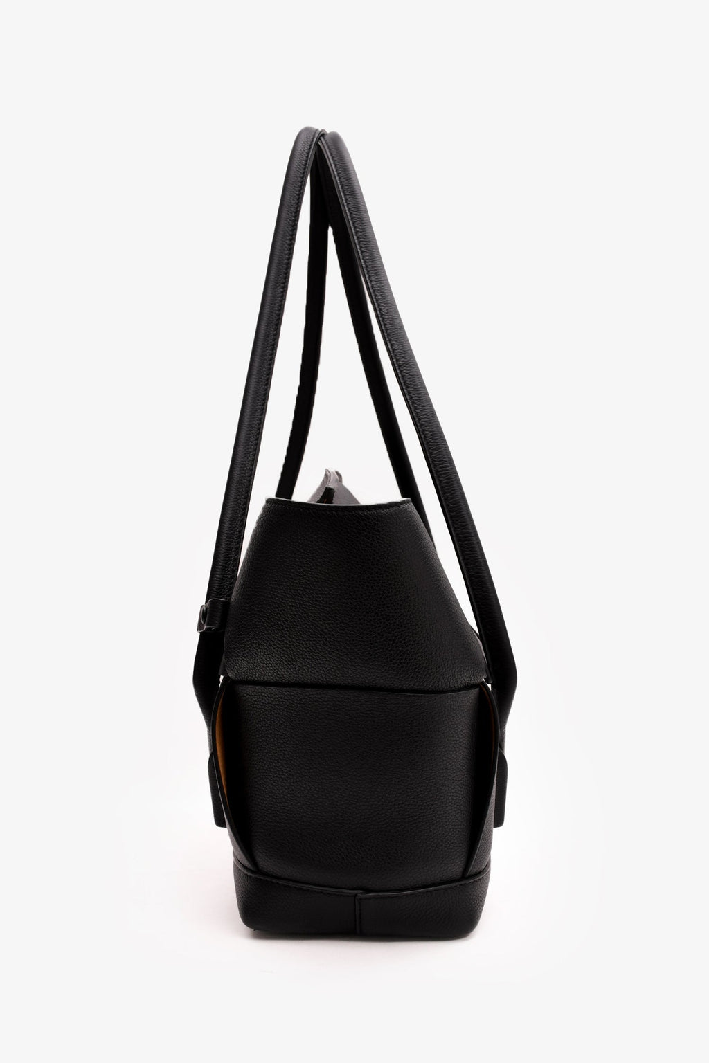 Bottega Veneta Black Intrecciato Leather Large Arco Tote