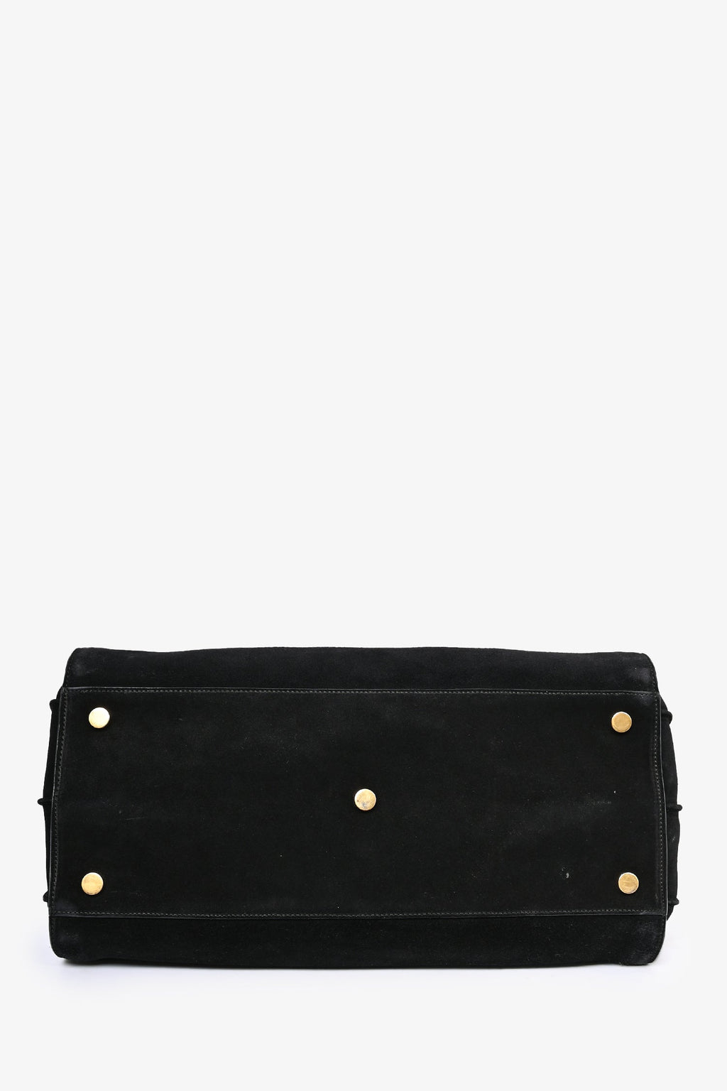 Saint Laurent Black Suede/Leather Large Sac De Jour Tote