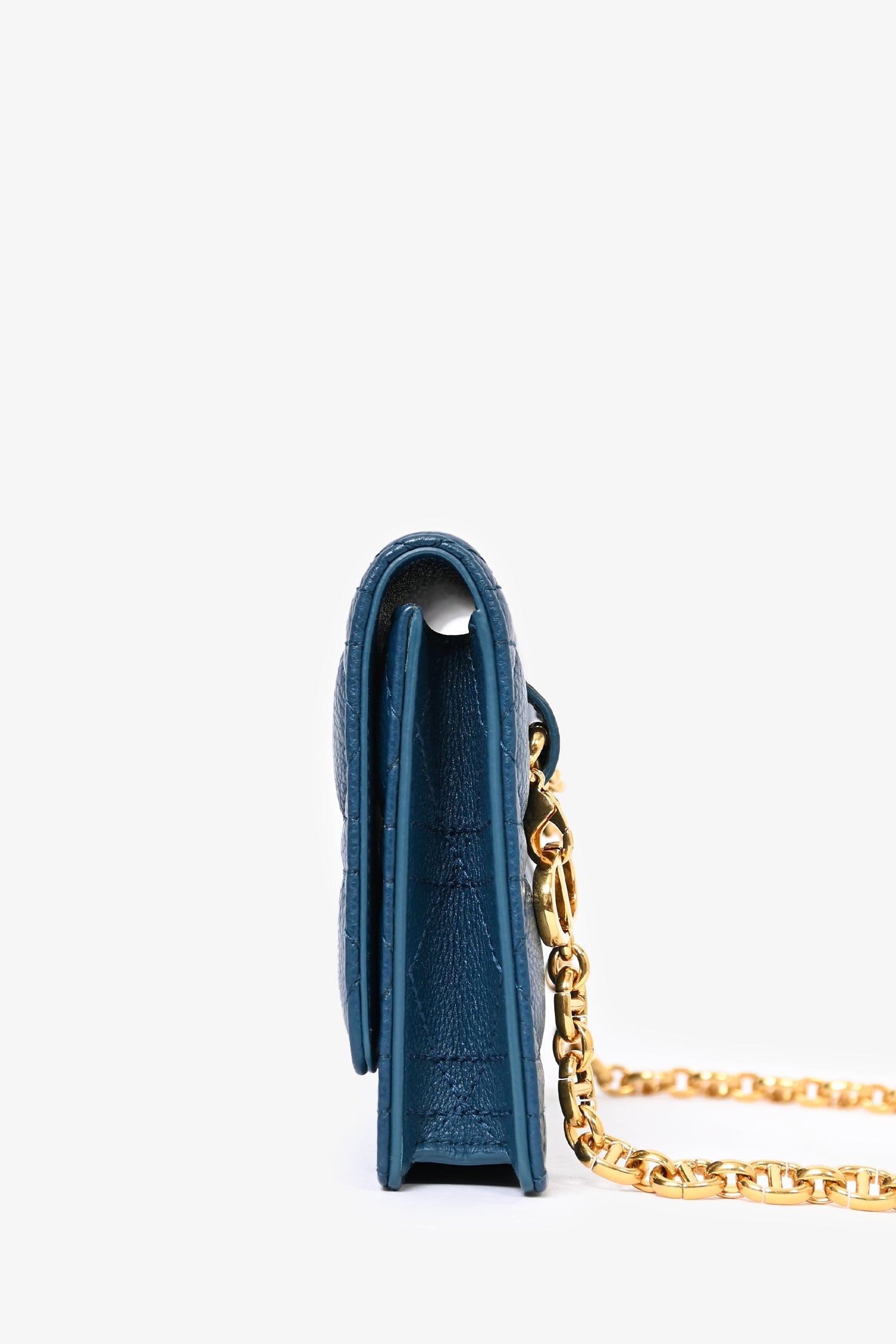 Christian Dior 2021 Teal Caro Waist Bag