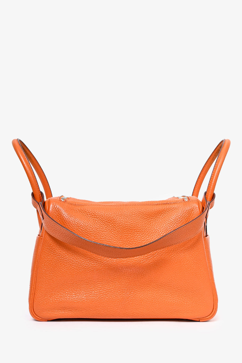Hermès 2013 Orange Clemence Lindy 30 (As Is)