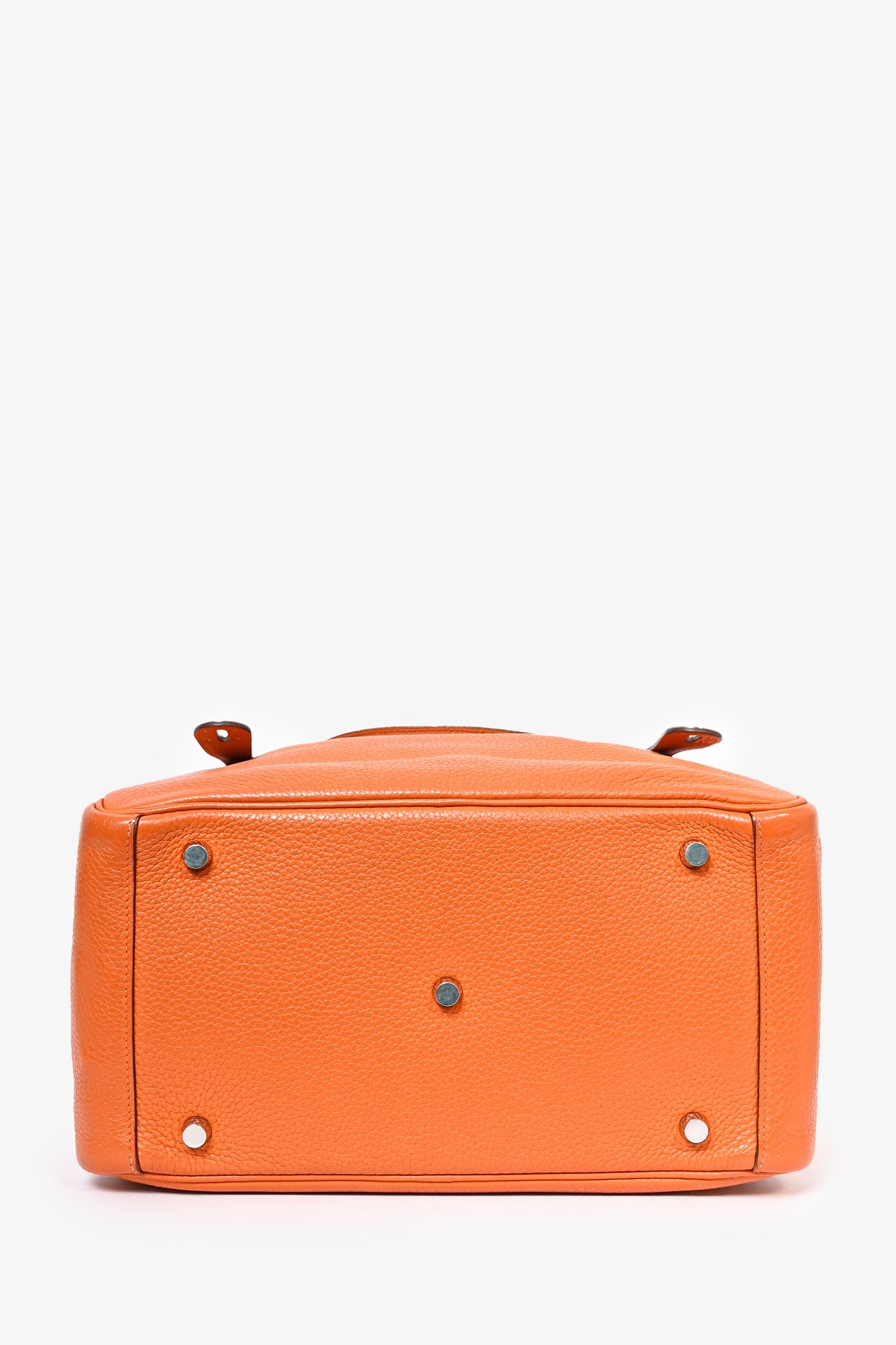Hermès 2013 Orange Clemence Lindy 30 (As Is)