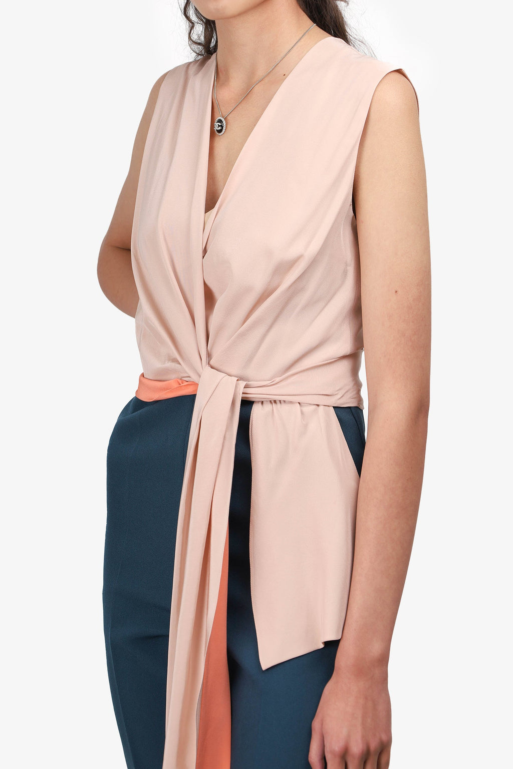 Roksanda Teal/Blush Jumpsuit Size 6
