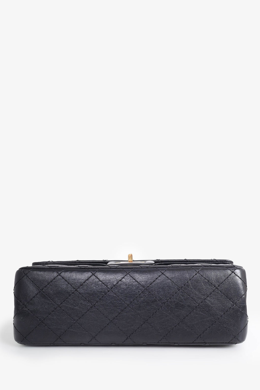 Pre-Loved Chanel™ 2013-14 Black Aged Calfskin 2.55 Reissue Flap Bag