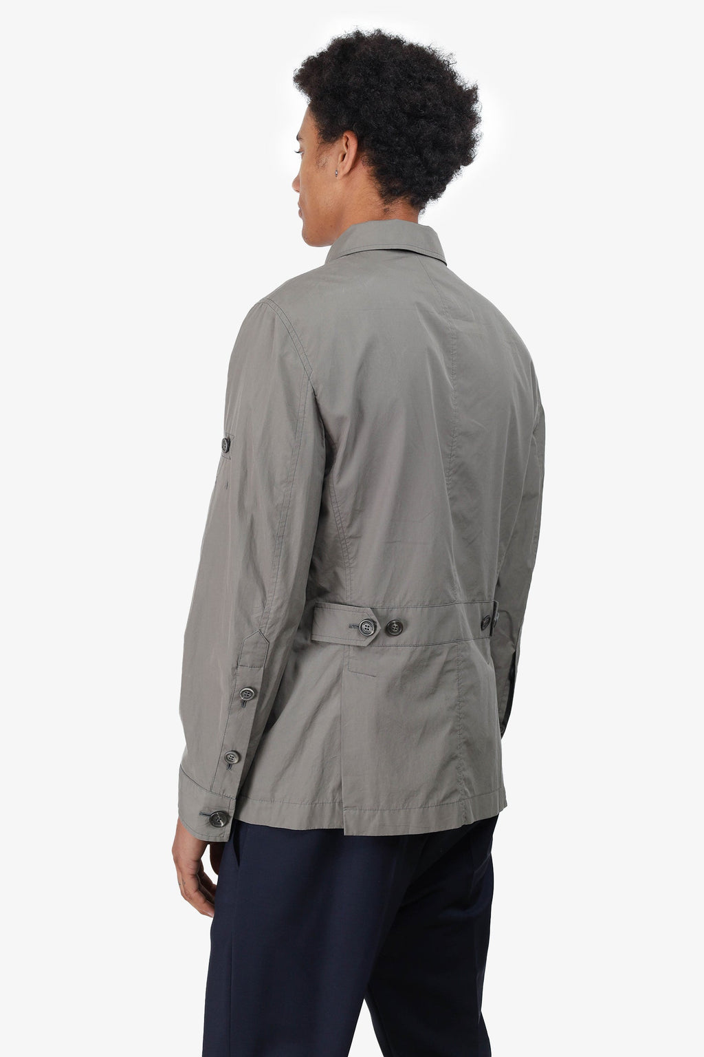 Brunello Cucinelli Green Khaki Utility Jacket Size 46 Mens