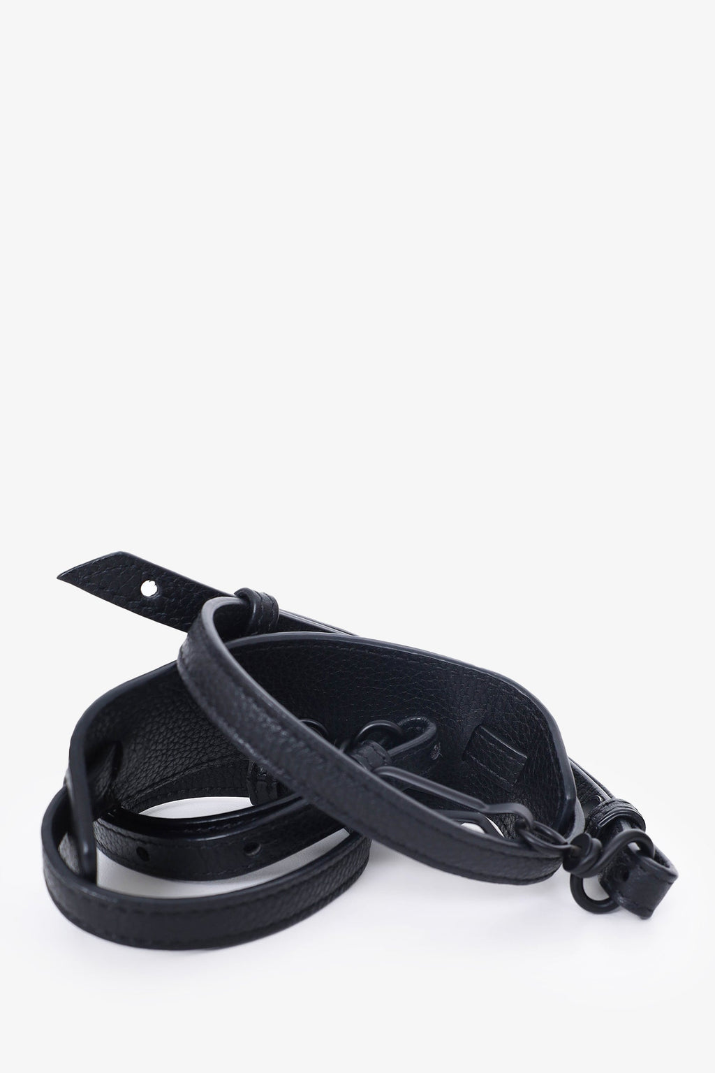 Balenciaga Black Leather Neo Classic Mini Bag with Strap