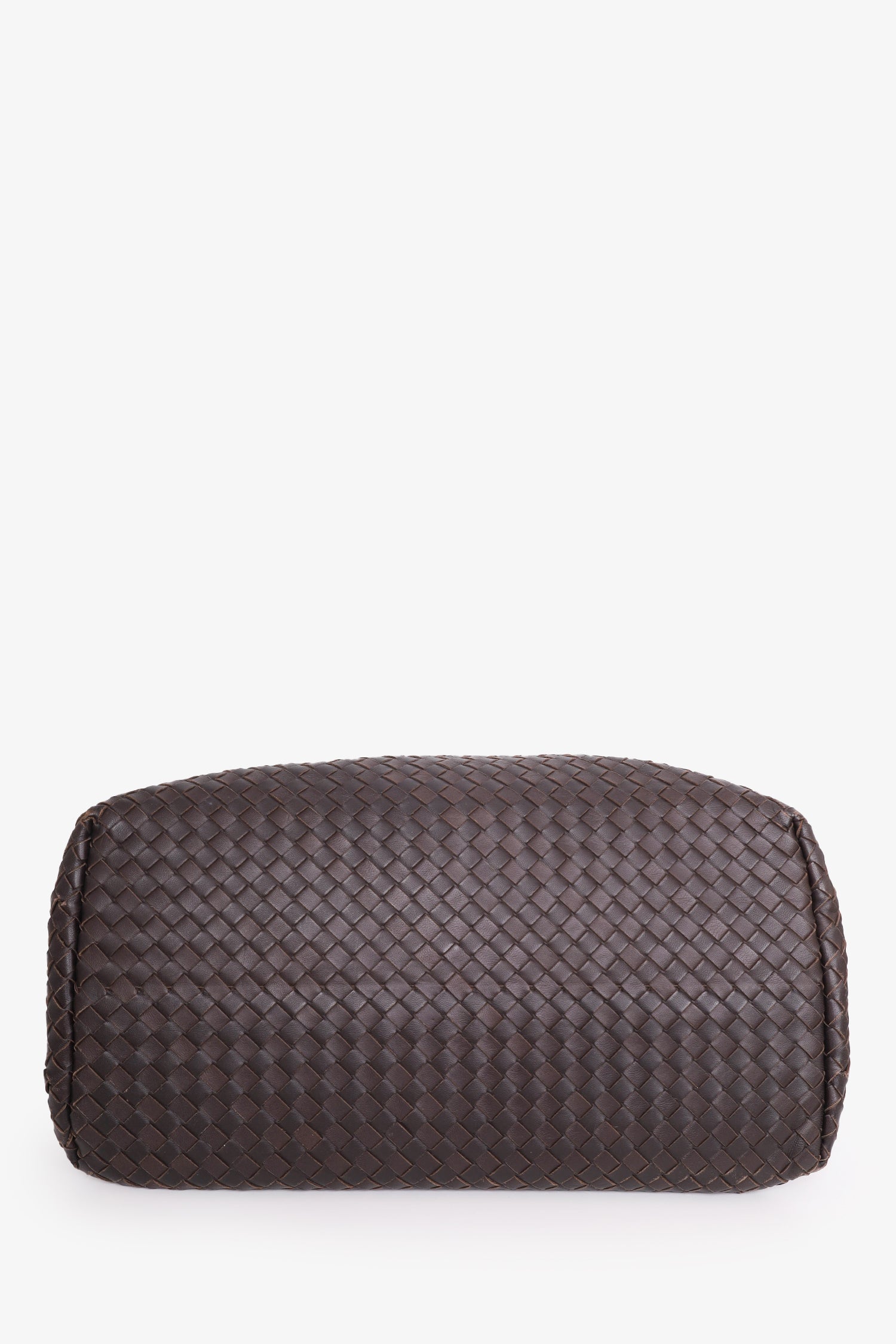 Bottega Veneta Brown Intrecciato Leather Roma Tote