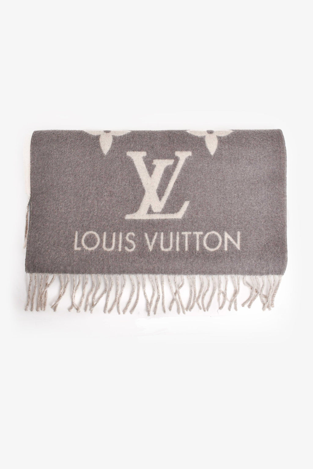 Louis Vuitton Grey/Blue/Pink Cashmere Ombre Reykjavik Scarf