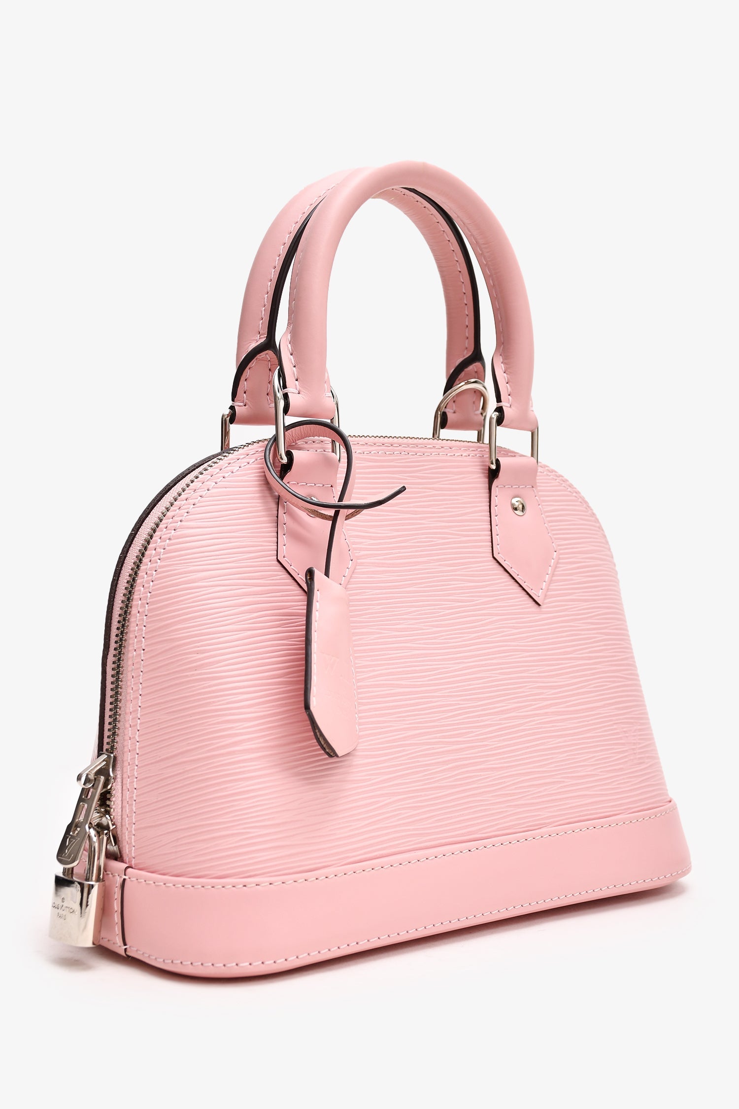 Louis Vuitton 2015 Pink Epi Leather Alma BB