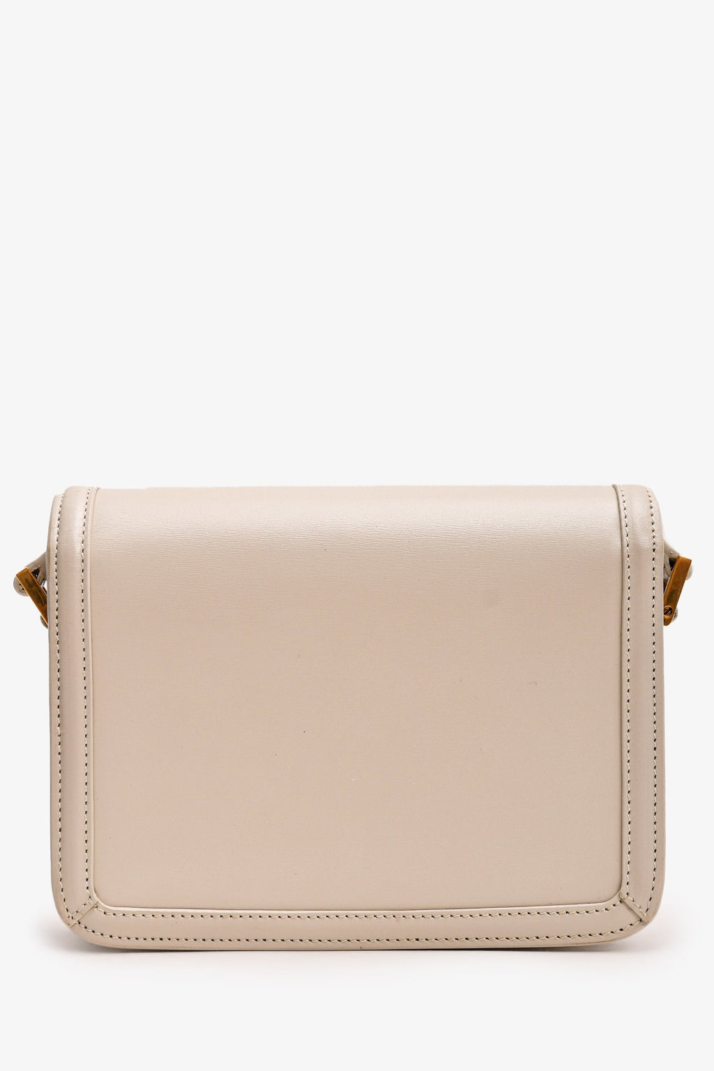 Saint Laurent 2023 White Leather Small Solferino Crossbody