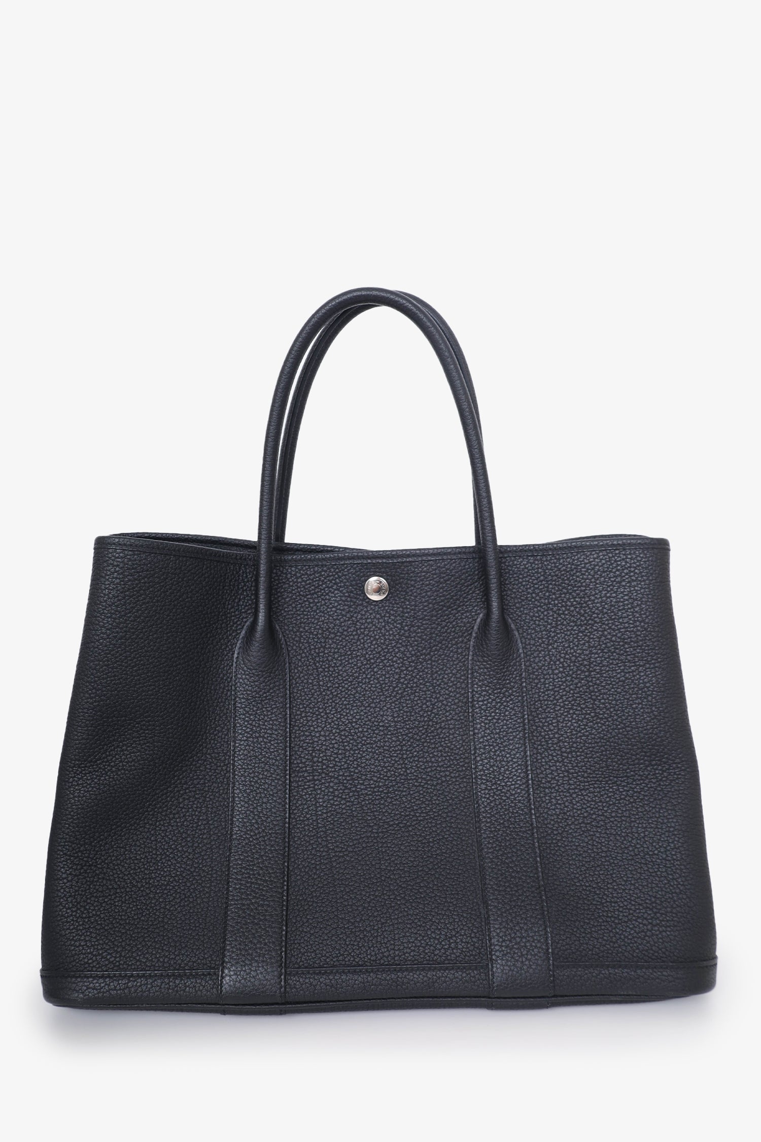 Hermès 2019 Black Negonda Leather Garden Party 36