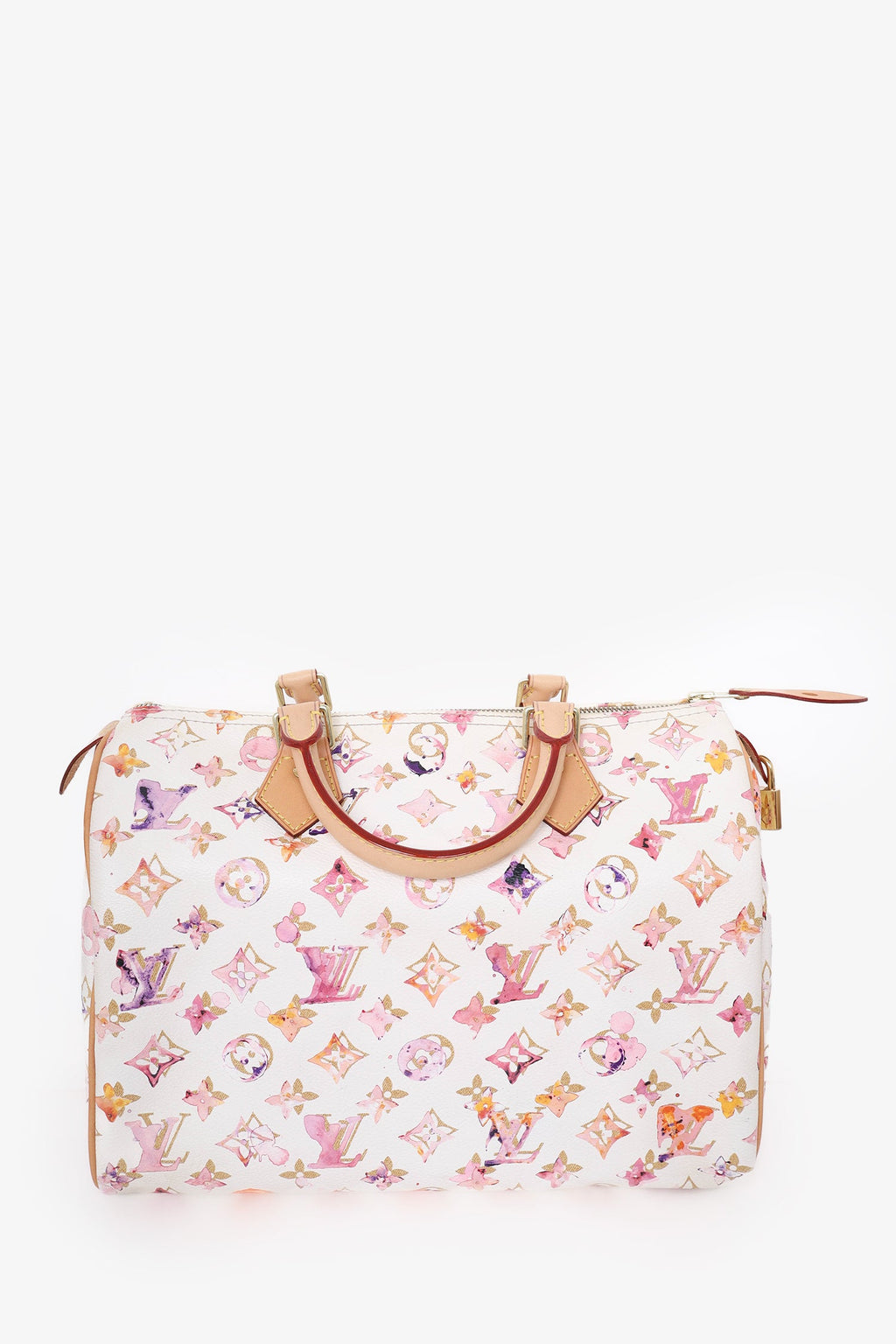 Louis Vuitton x Richard Prince 2008 White/Pink Watercolour Aquarelle Speedy 30
