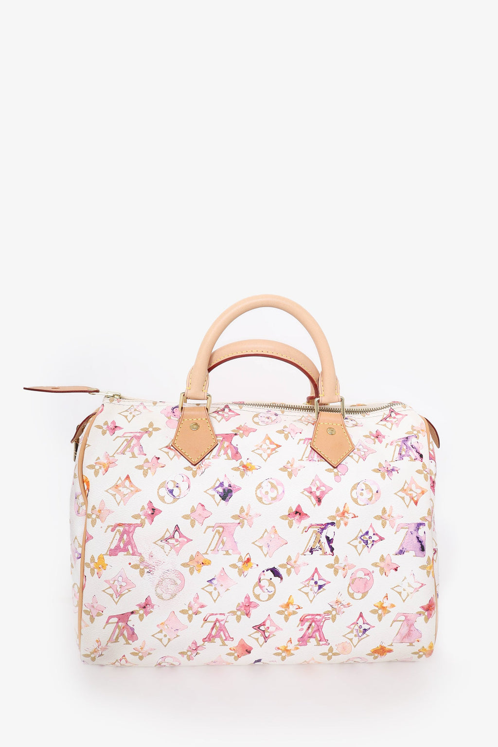 Louis Vuitton x Richard Prince 2008 White/Pink Watercolour Aquarelle Speedy 30