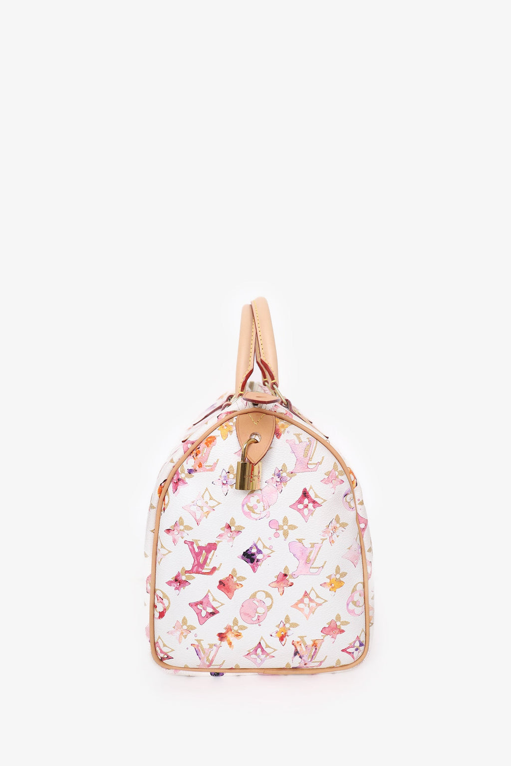 Louis Vuitton x Richard Prince 2008 White/Pink Watercolour Aquarelle Speedy 30