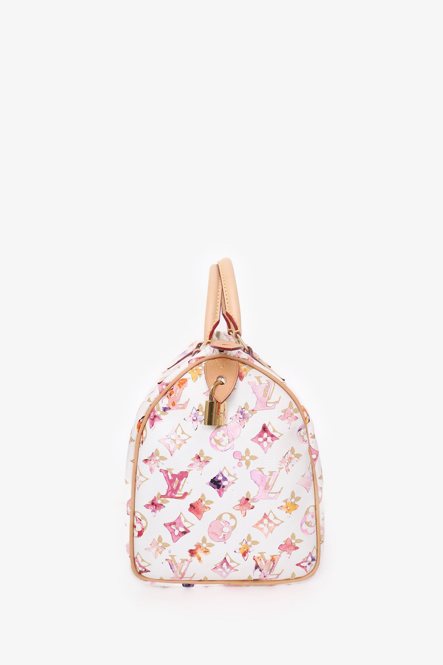 Louis Vuitton x Richard Prince 2008 White/Pink Watercolour Aquarelle Speedy 30