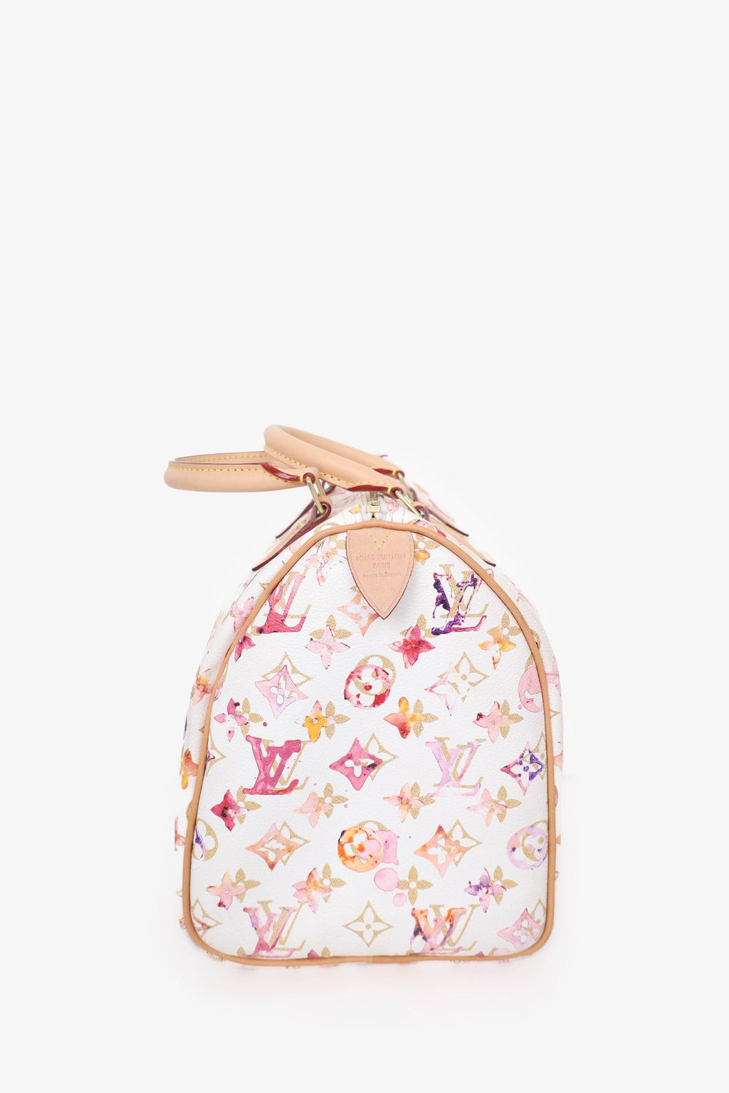 Louis Vuitton x Richard Prince 2008 White/Pink Watercolour Aquarelle Speedy 30