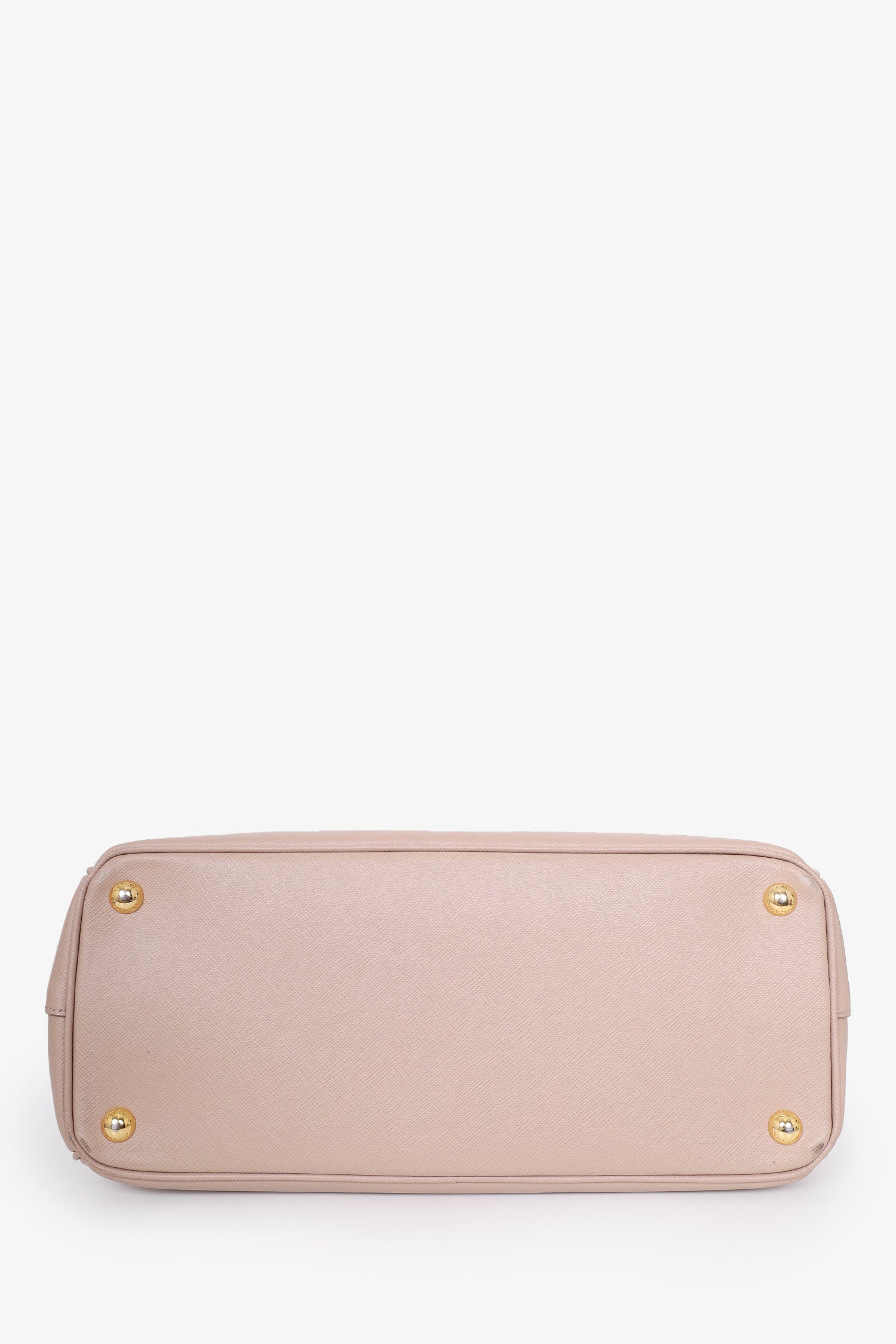 Prada Beige Saffiano Leather Large 'Galleria' Tote with Strap