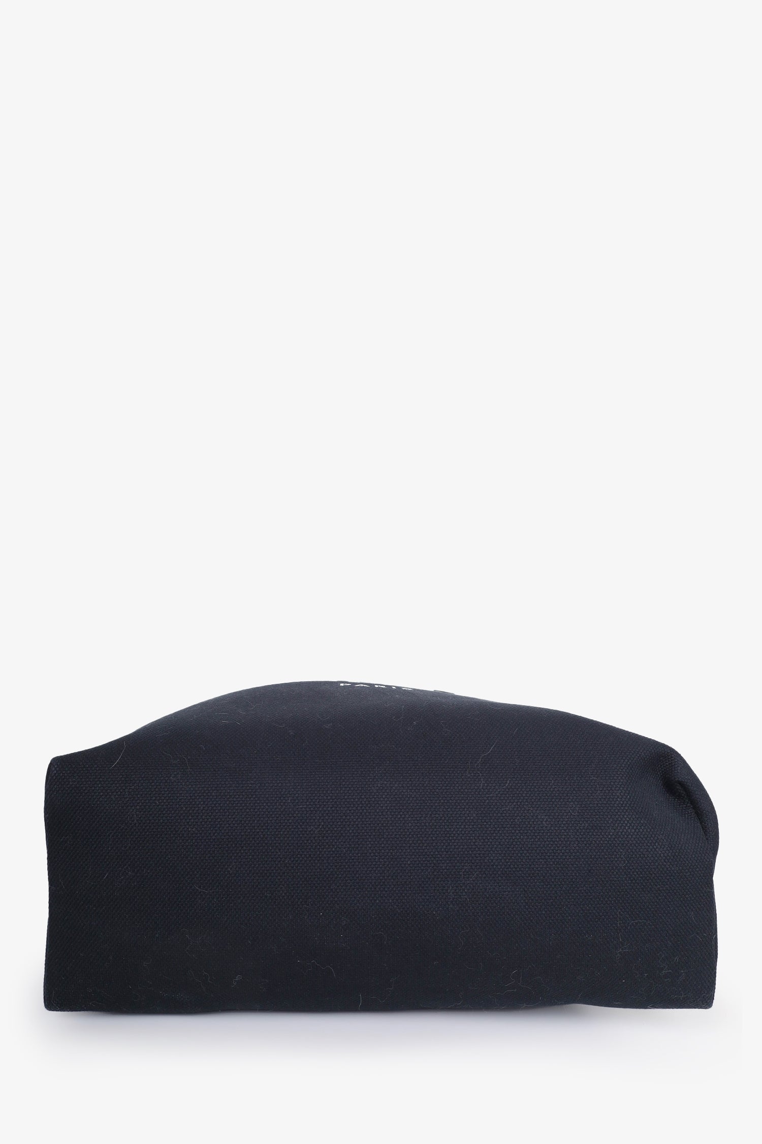 Celine Black/White Logo Canvas Horizontal Cabas Bag