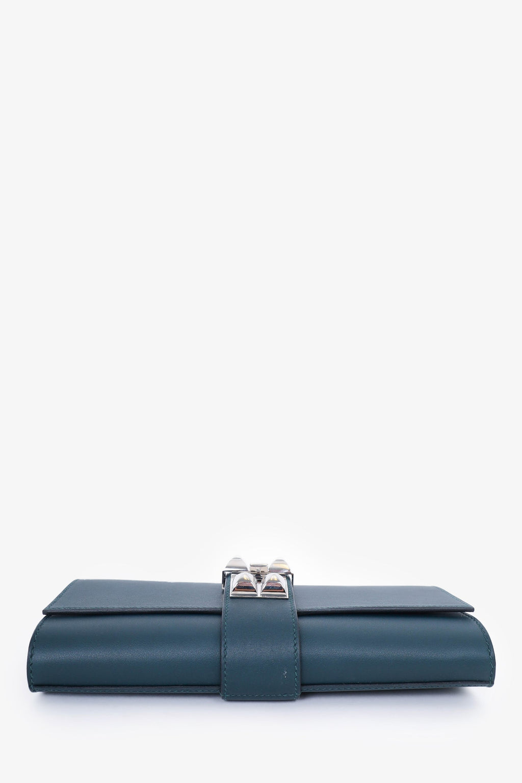 Hermès 2018 Navy Tadelakt Medor 23 Clutch