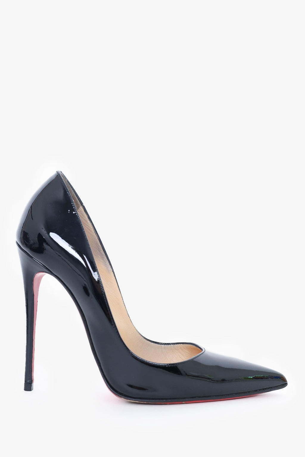 Christian Louboutin Black Patent So Kate 120 Heels Size 36