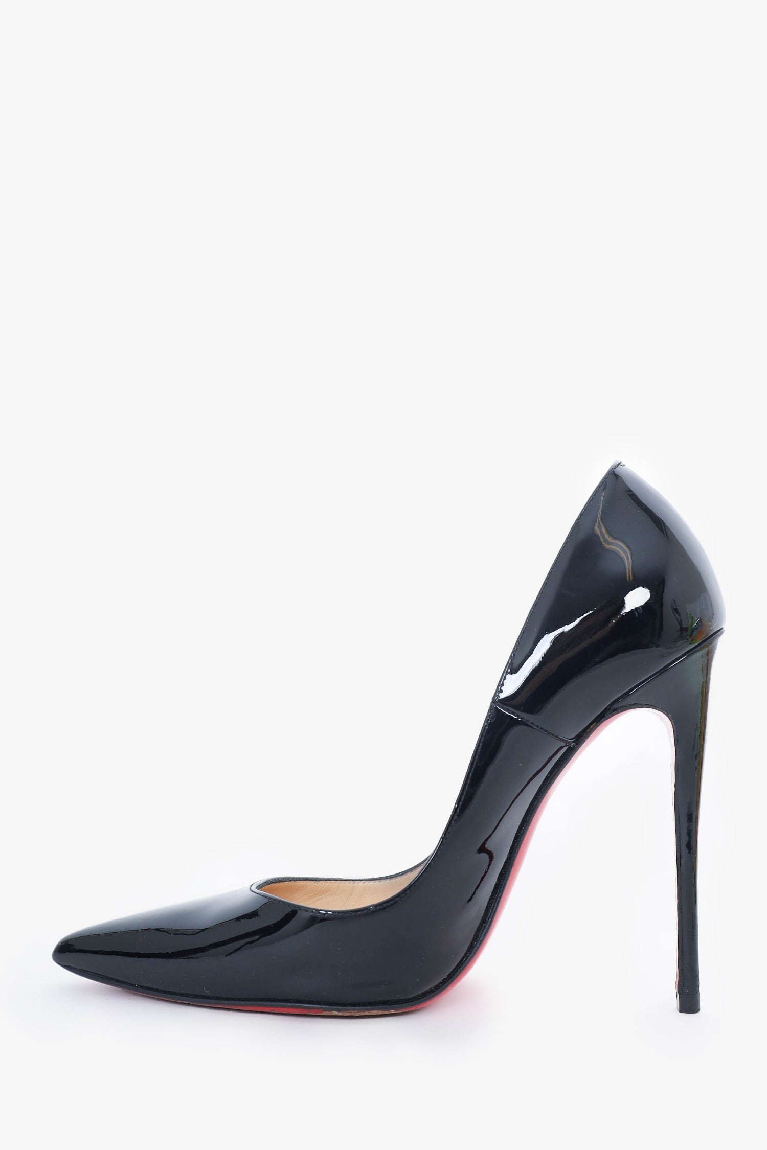 Christian Louboutin Black Patent So Kate 120 Heels Size 36