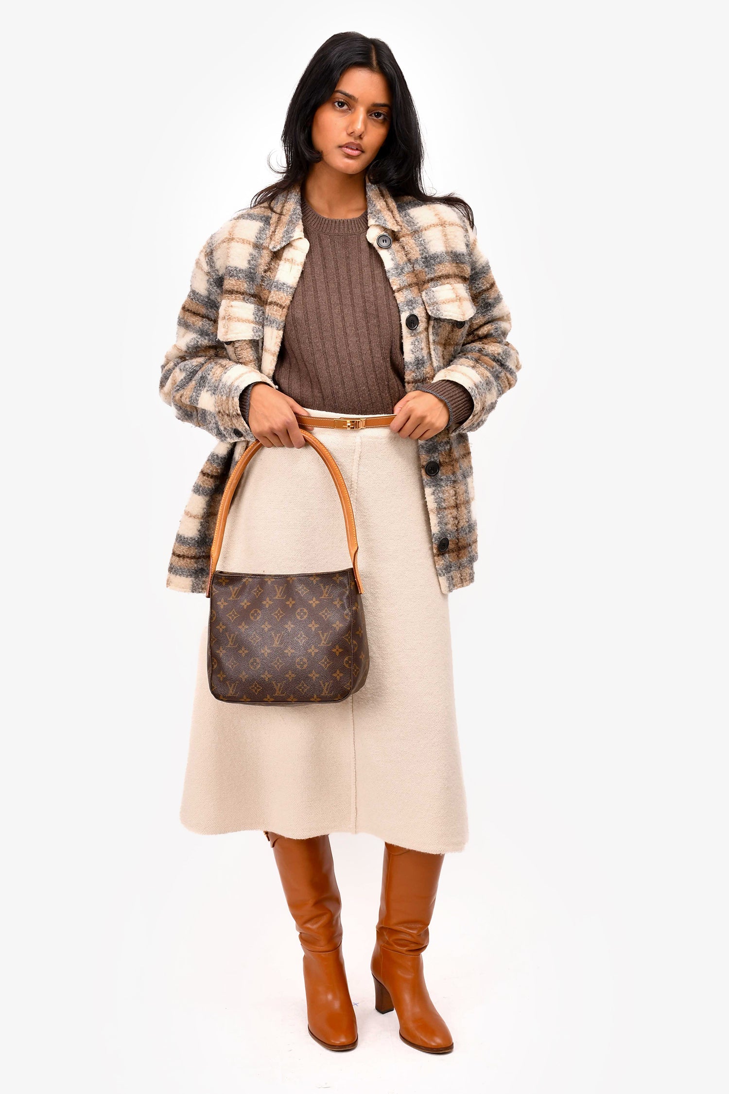 Louis Vuitton 2001 Monogram Looping MM Shoulder Bag