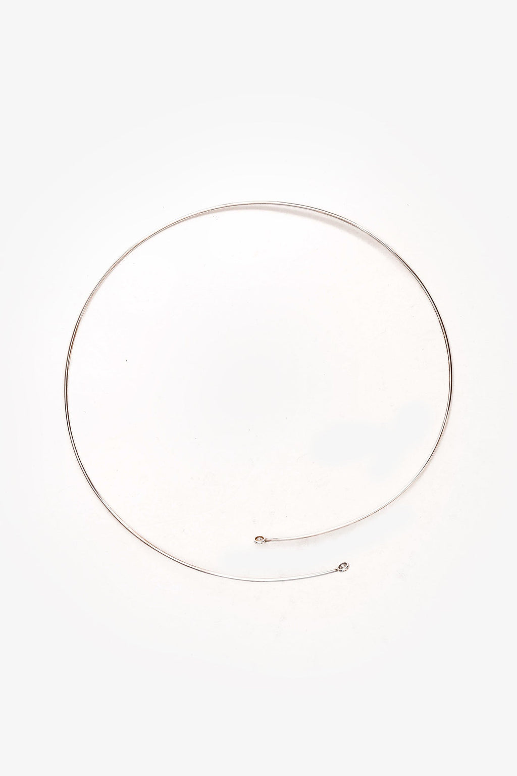 Tiffany & Co. Elsa Peretti Sterling Silver Diamond Hoop Choker