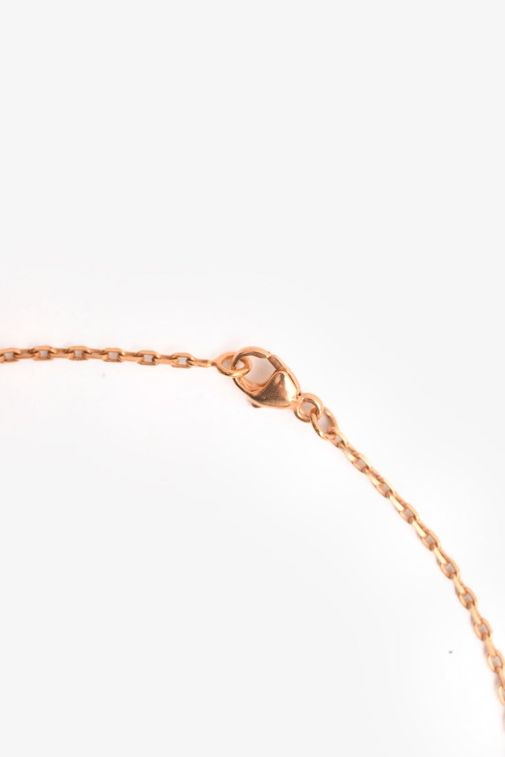 Hermès Rose Gold Toned/Baby Blue Enamel H Pop Necklace