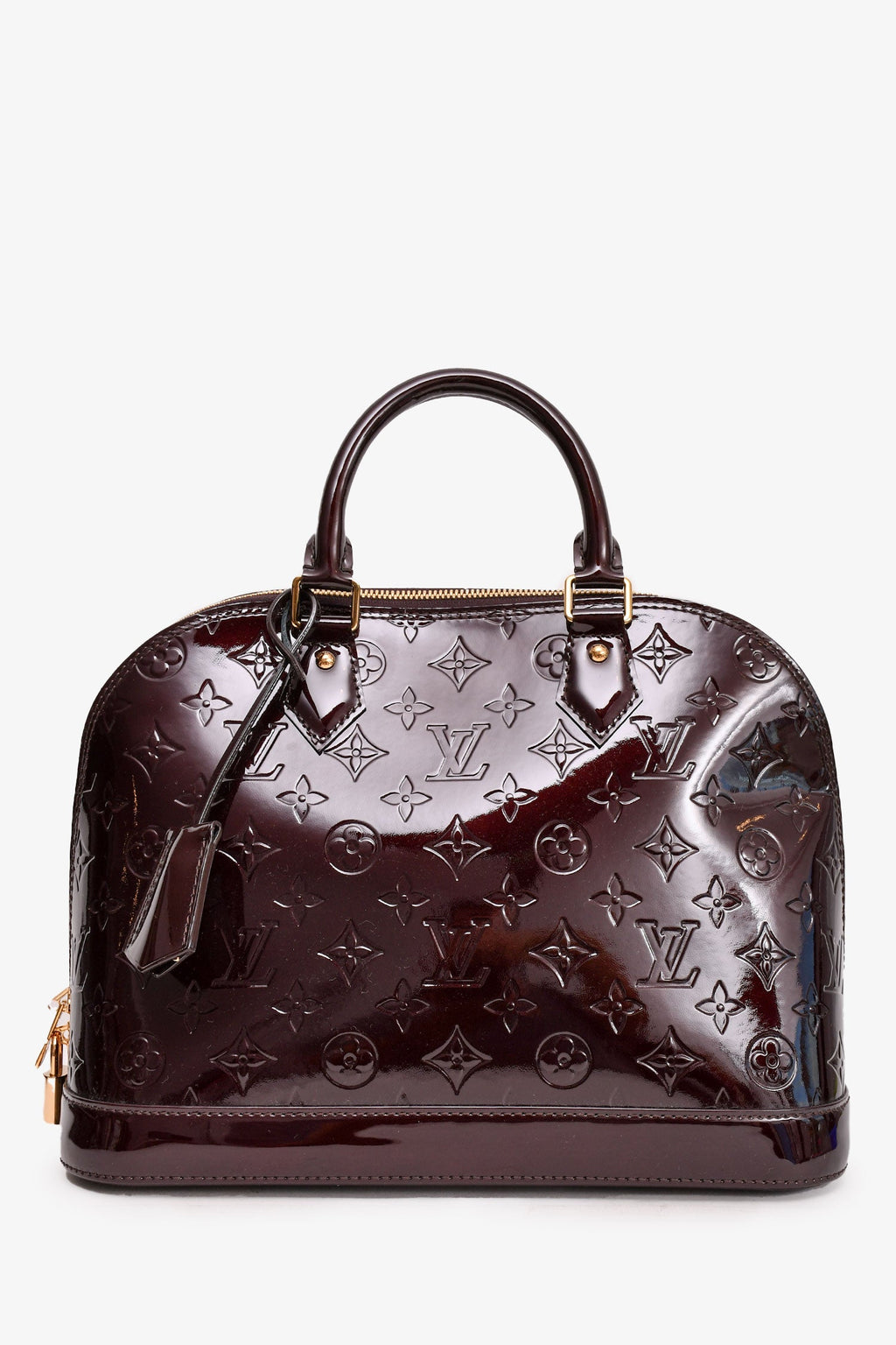 Louis Vuitton 2013 Amarnte Vernis Alma Top Handle