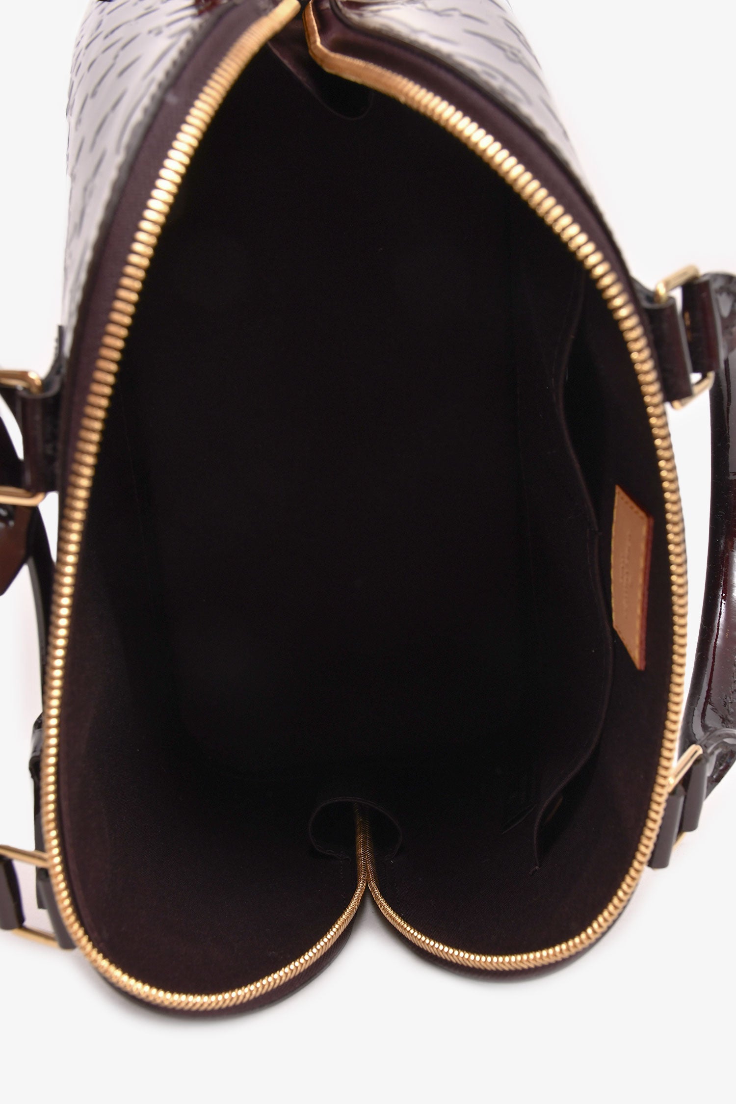 Louis Vuitton 2013 Amarnte Vernis Alma Top Handle