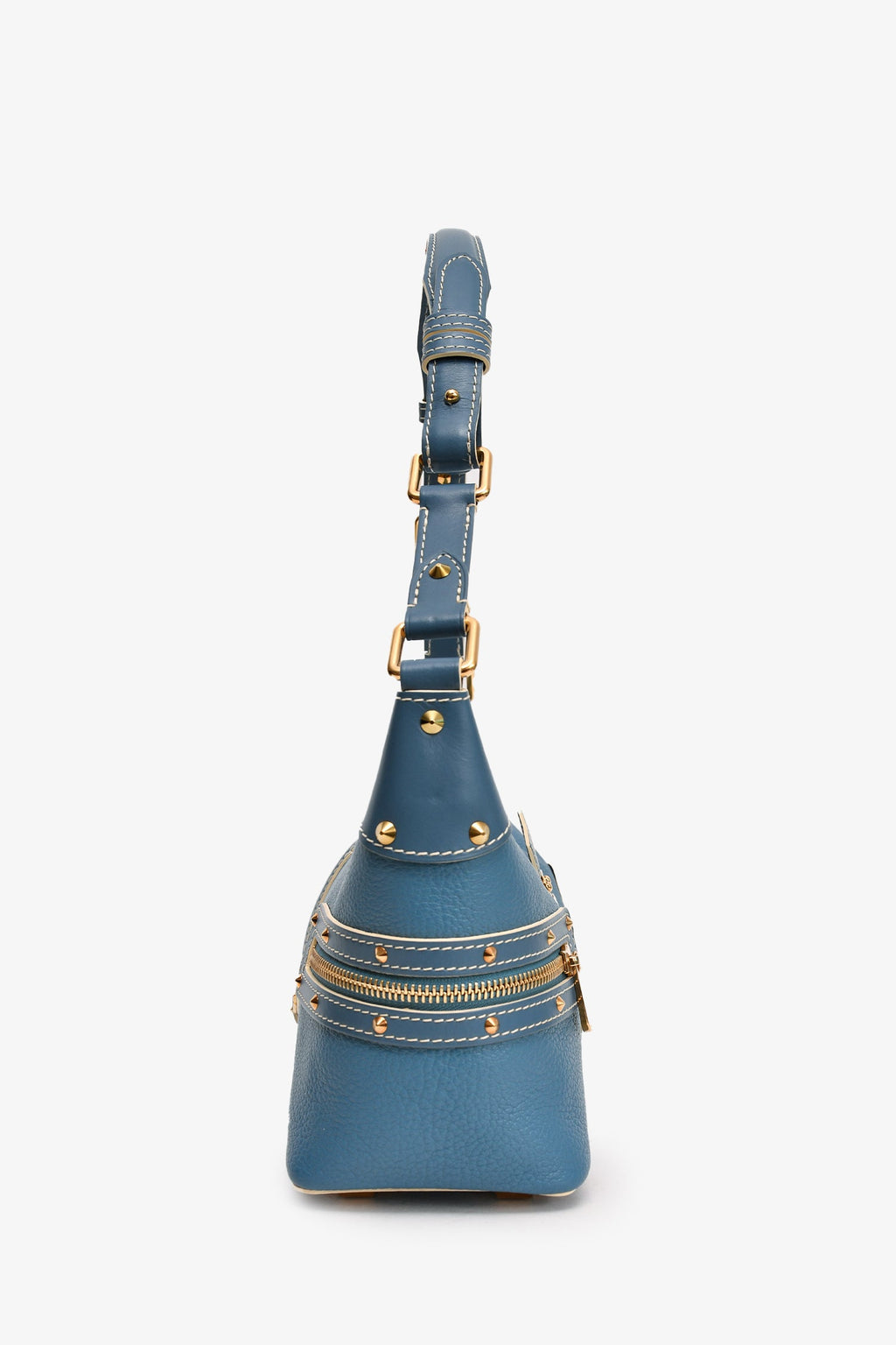 Louis Vuitton 2005 Blue Leather Shauli L'impetueux Shoulder Bag