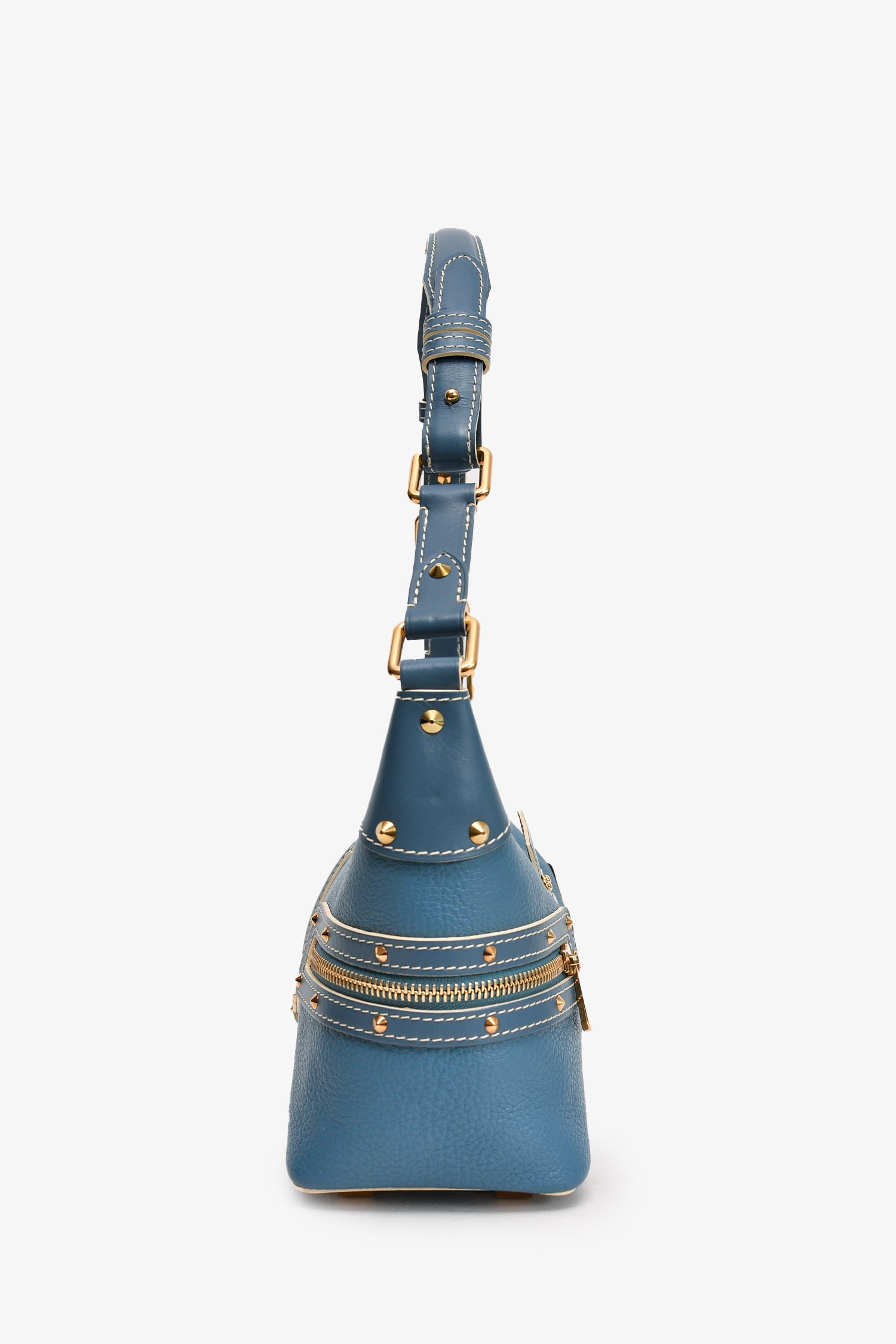 Louis Vuitton 2005 Blue Leather Shauli L'impetueux Shoulder Bag
